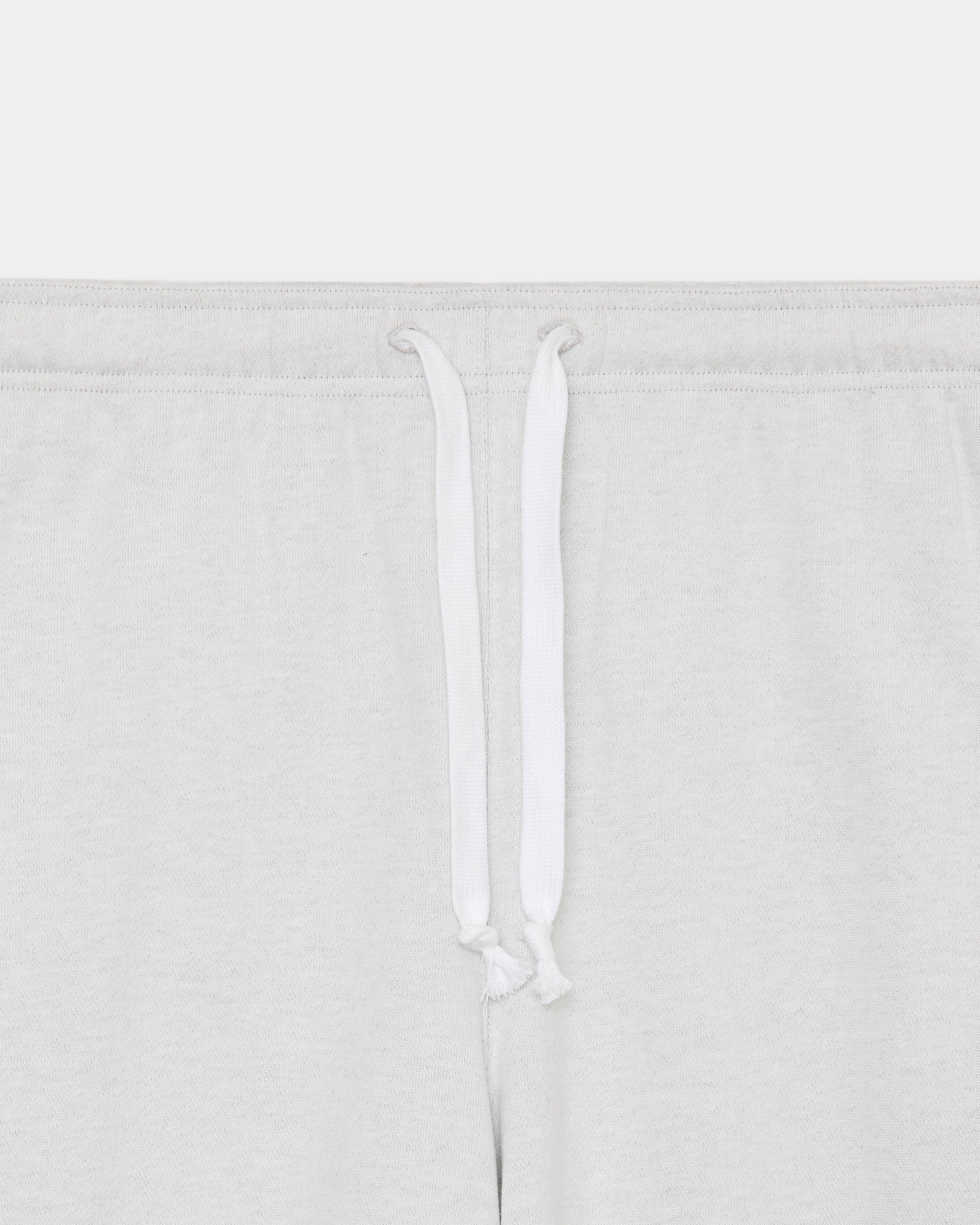 20/10 Recycle Suvin Organic Cotton Fleece Wide Straight Easy Pants, Heather Gray