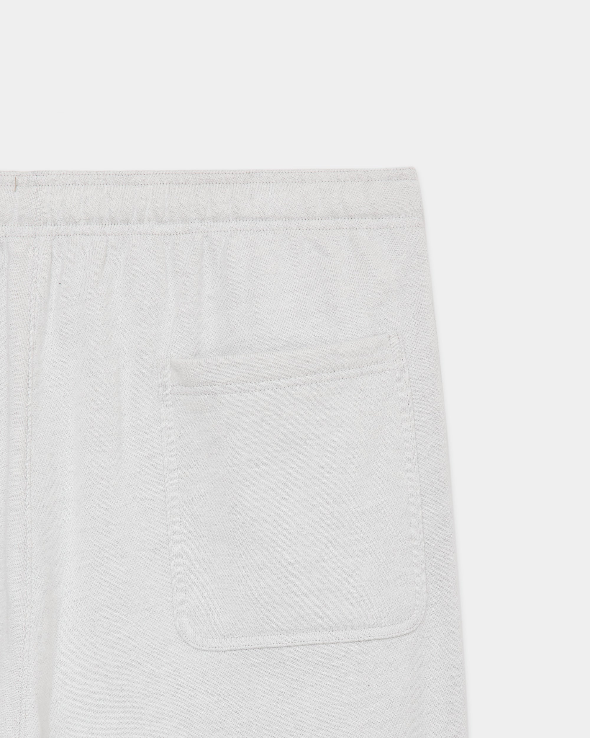 20/10 Recycle Suvin Organic Cotton Fleece Wide Straight Easy Pants, Heather Gray