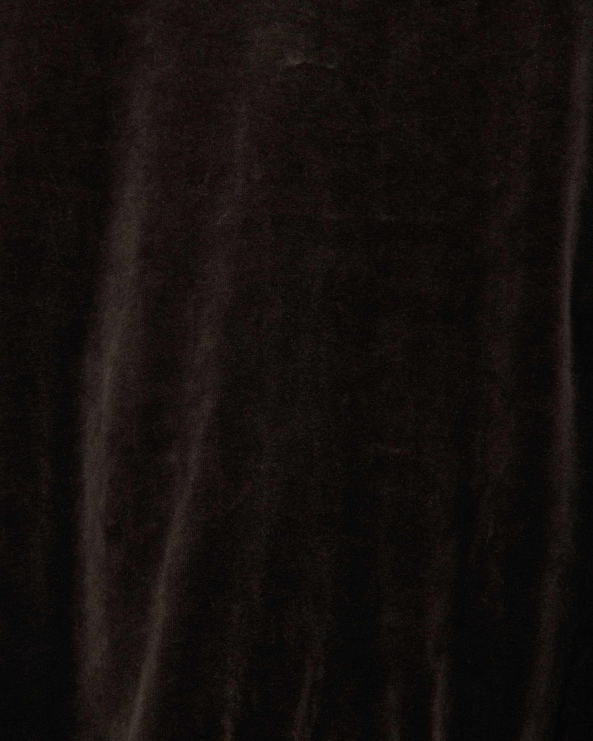 30/- Organic Cotton Velour Full Zip Track Jacket, Charcoal