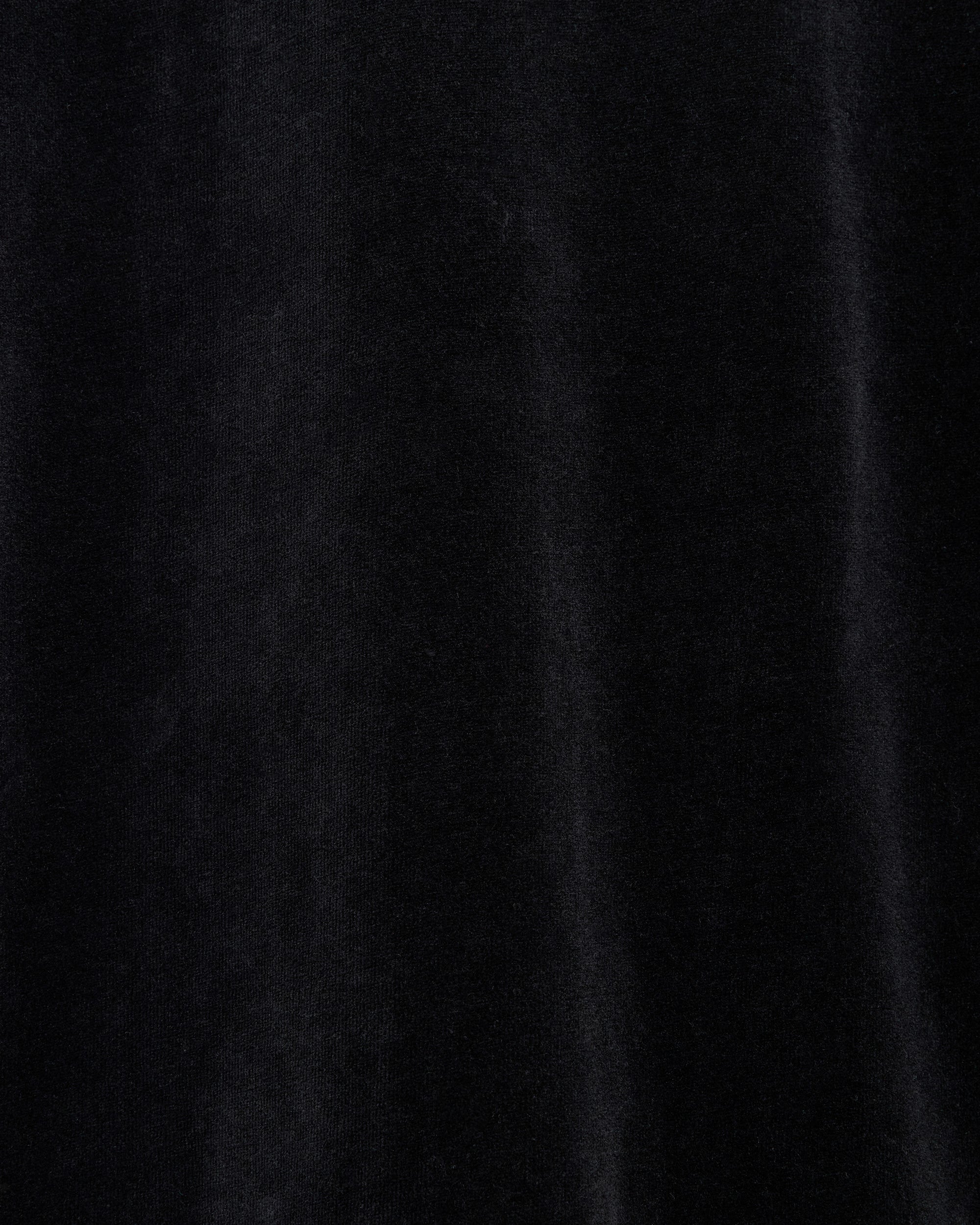 30/- Organic Cotton Velour Full Zip Track Jacket, Dark Navy