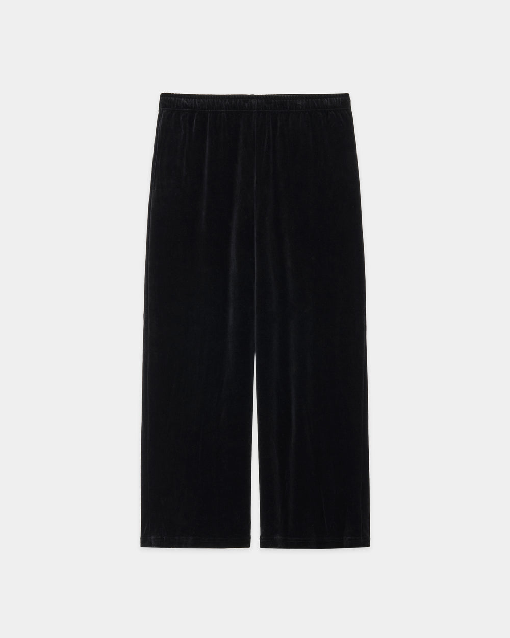 30/- Organic Cotton Velour Track Pants, Dark Navy