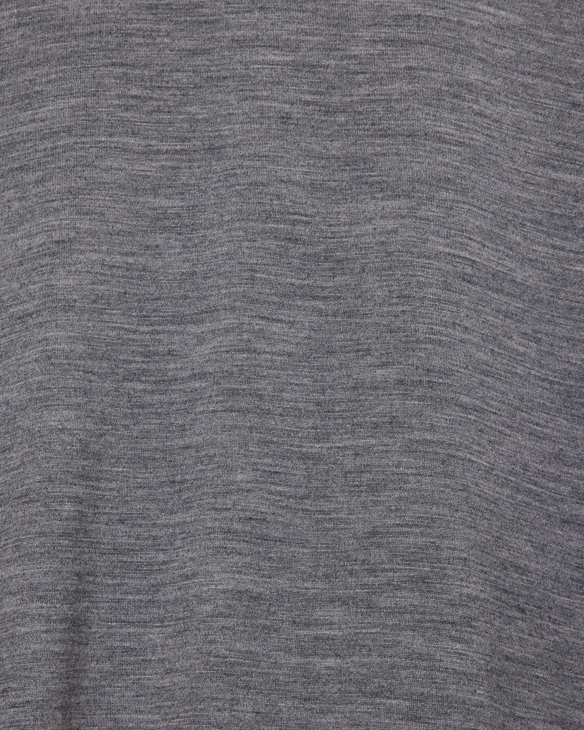 2/72 Wool Single Jersey Washable Turtle Neck, Top Gray