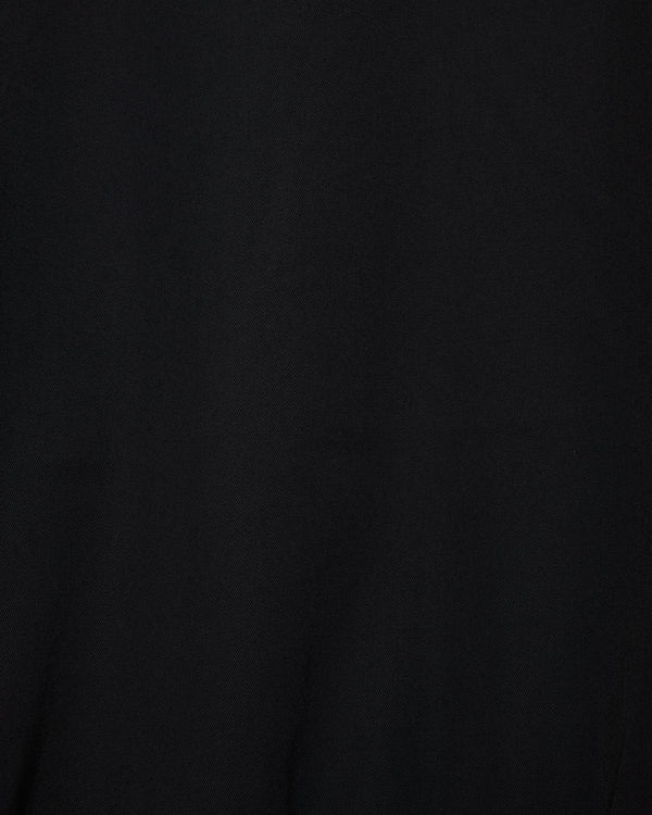 2/60 Washer Wool Gabardine Dog Ear Jacket, Black