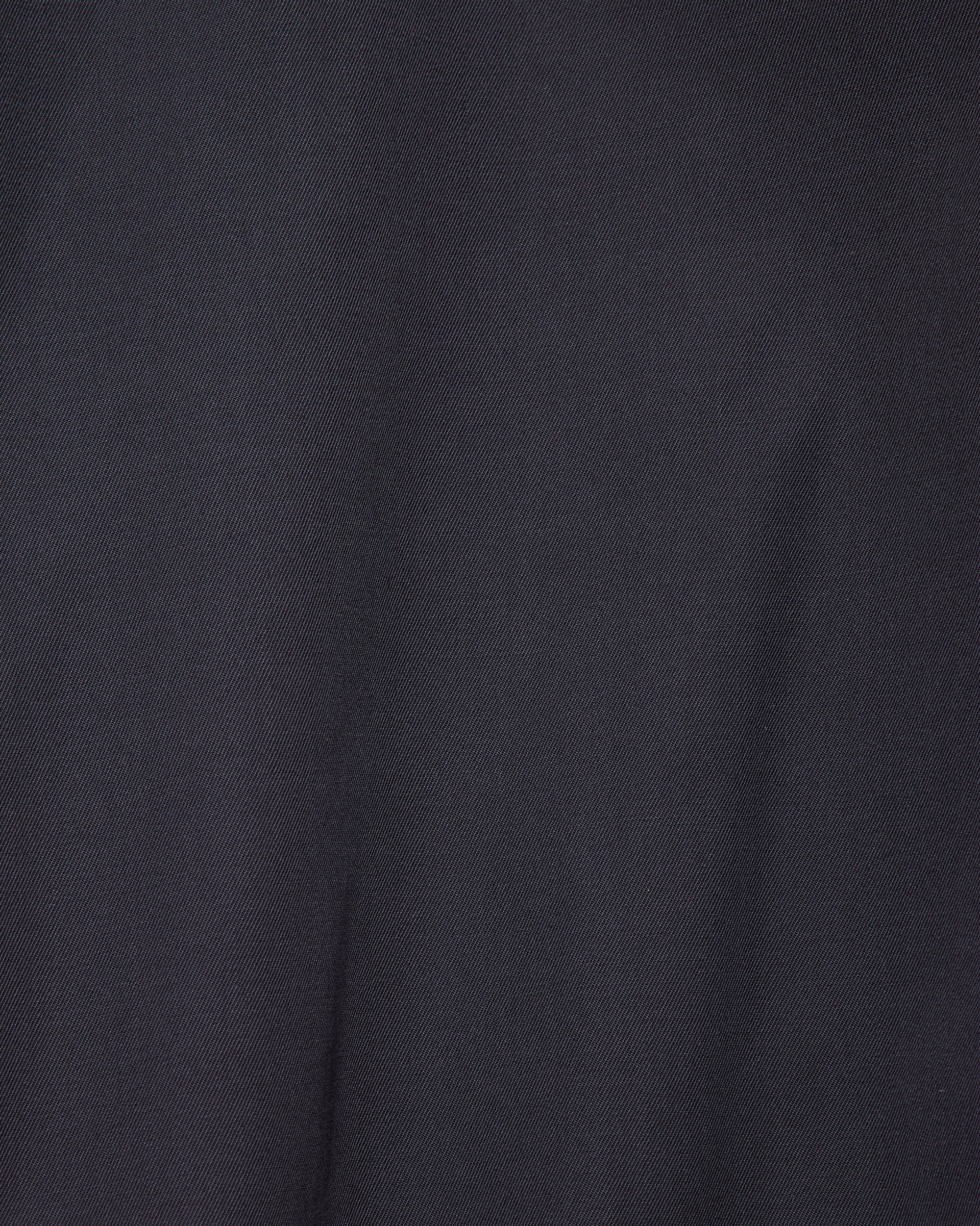 2/60 Washer Wool Gabardine Two Tuck Baggy Trousers, M Gray