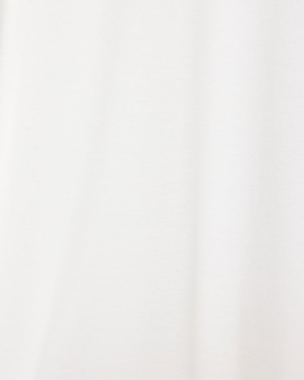 Organic Cotton Smooth Mock Neck, White