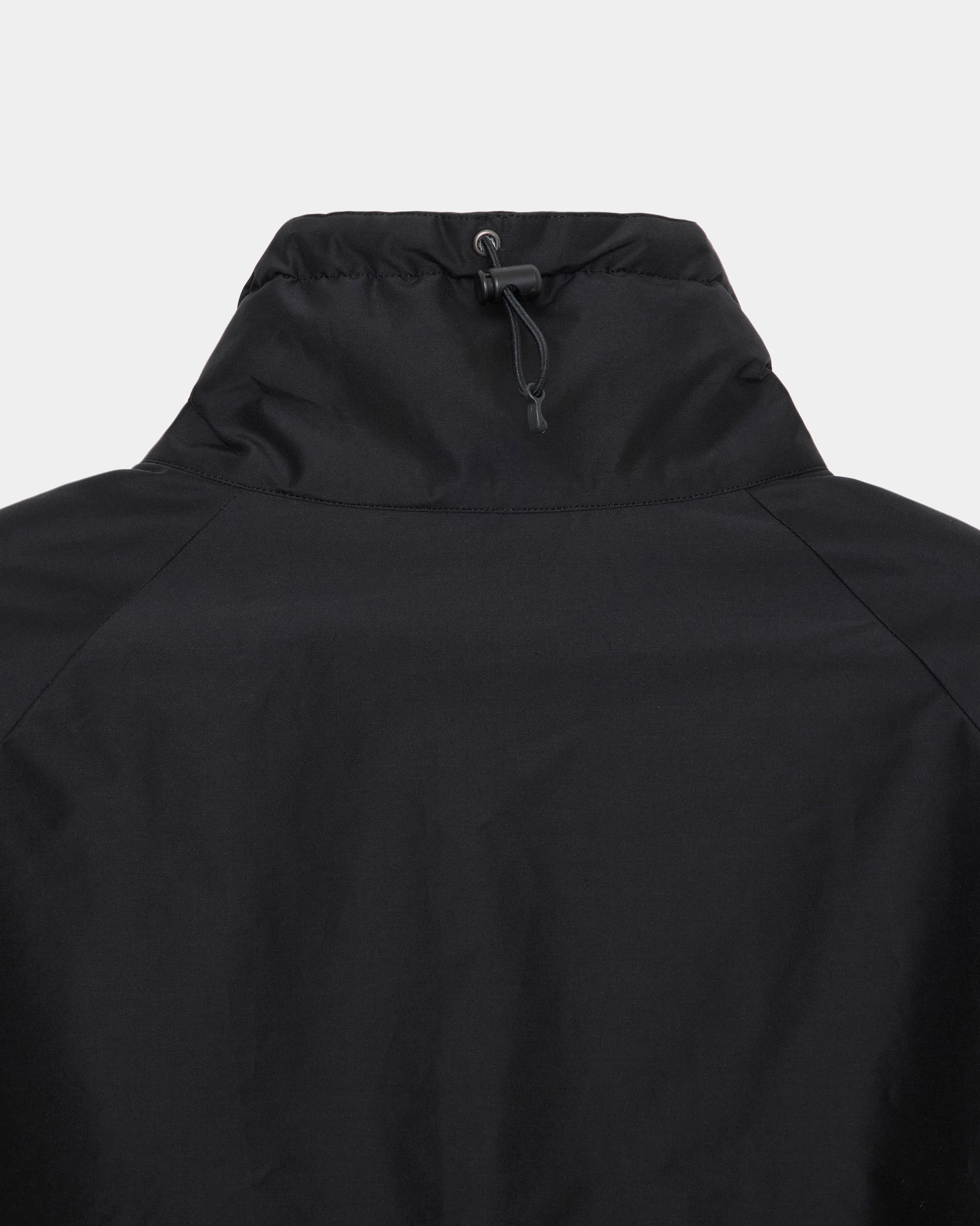 Organic Cotton Silk High Count Typewriter Puffed ECWCS Jacket, Black