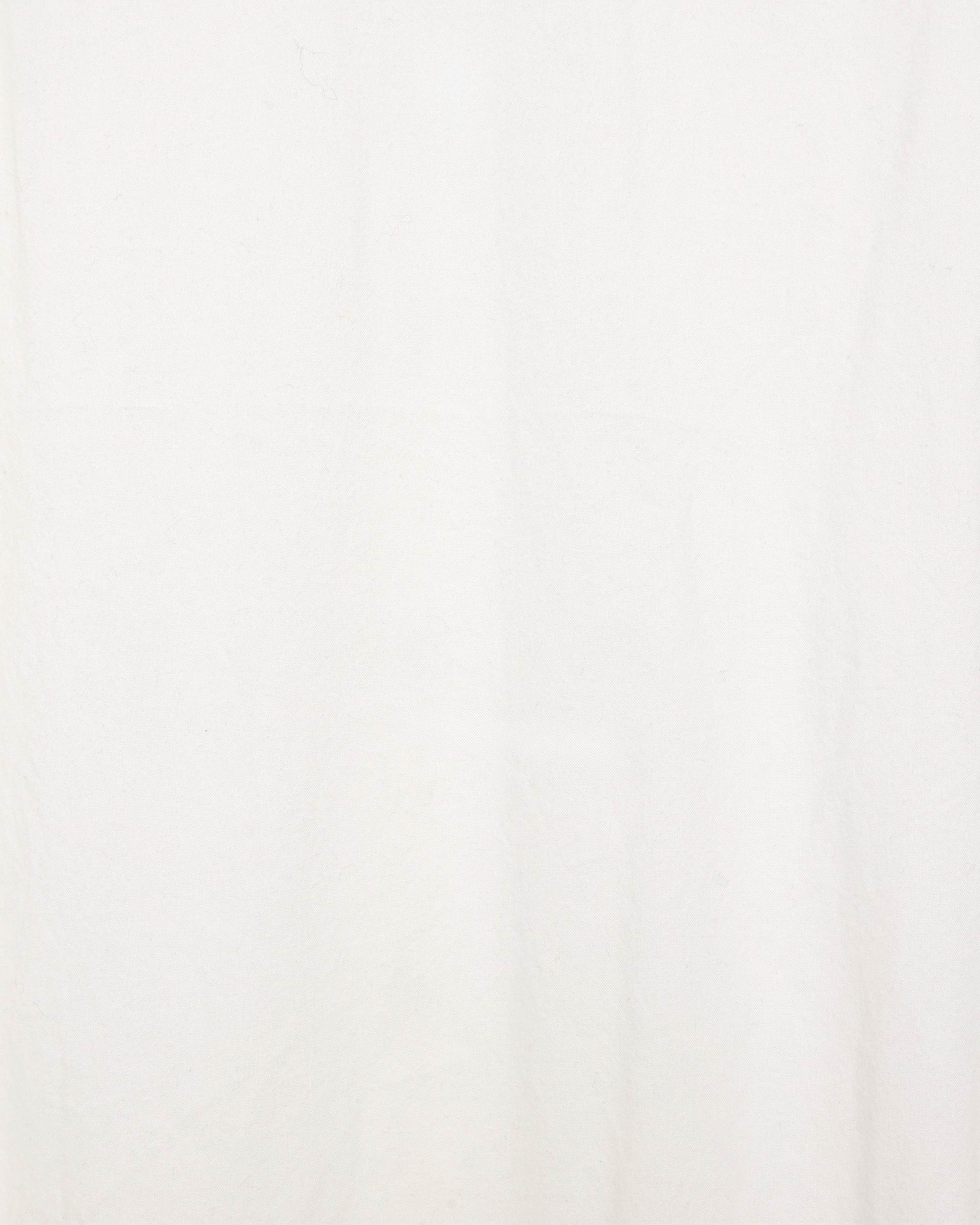 Organic Cotton Flannel Western Shirt, White