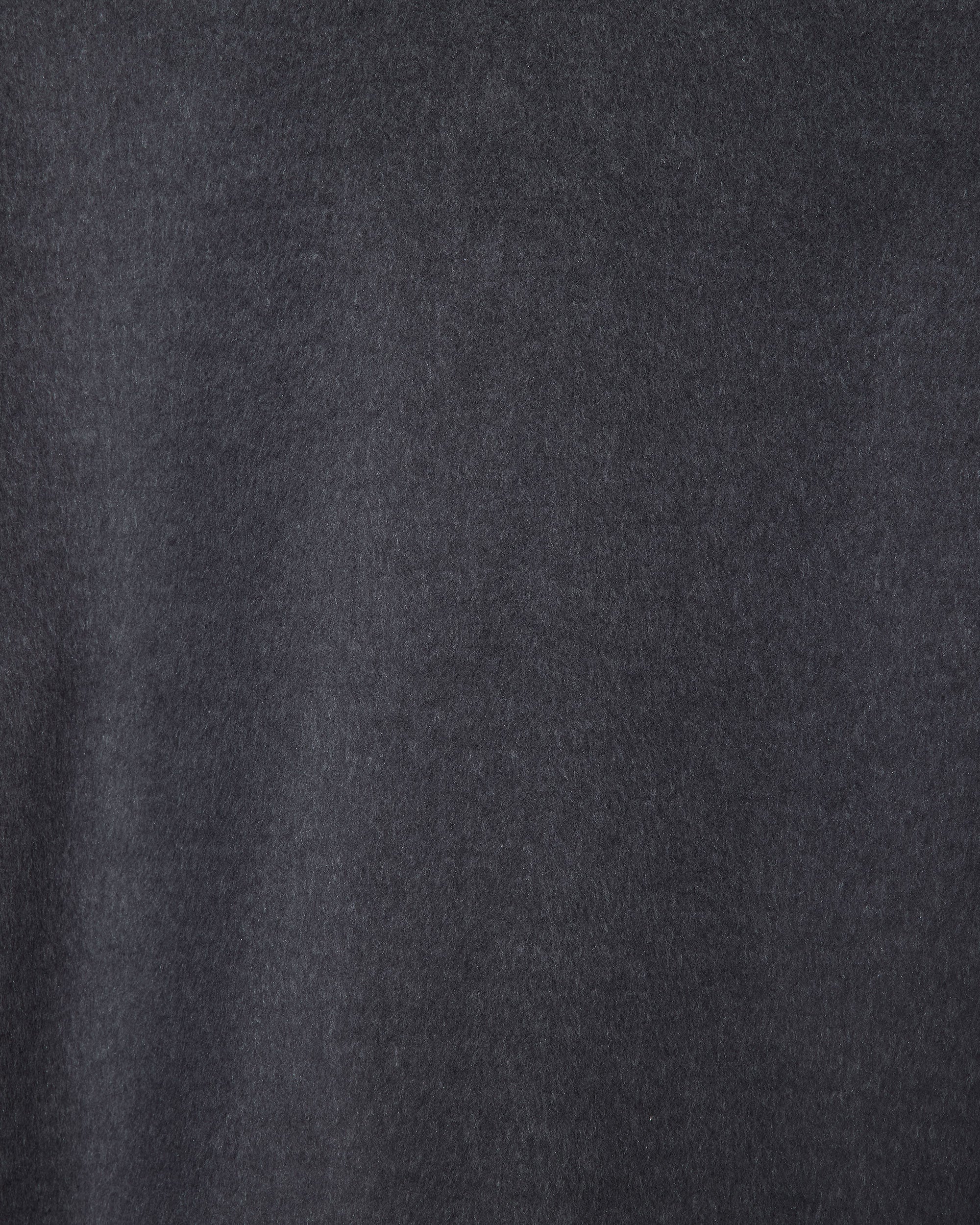 ウールシルクビーバー / ハーフジップシャツ, M Gray