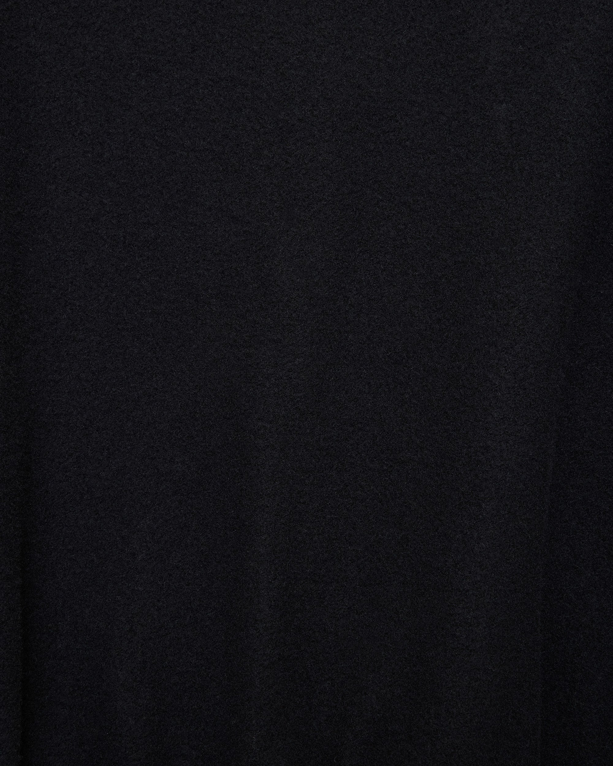 Super 130S Wool Napping Track Jacket, Black