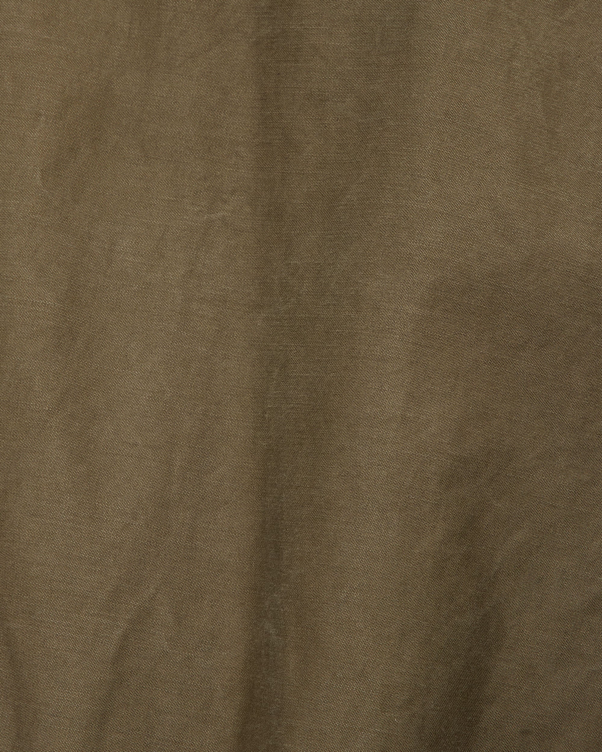 オーガニックコットンバックサテン / ワイドオーバーパンツ, Olive