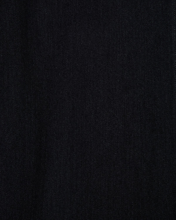 【PARKING別注】 オーガニックコットン 13.5oz セルビッチデニム / Type-1 デニムジャケット, Black