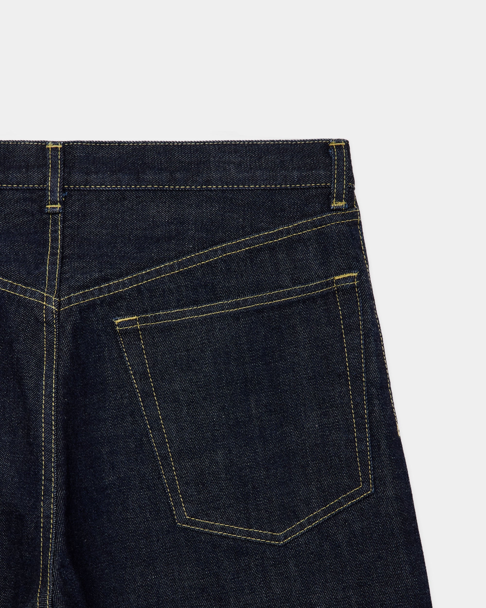 【PARKING別注】オーガニックコットン 13.5oz セルビッチデニム / ワイドレッグジーンズ, Indigo