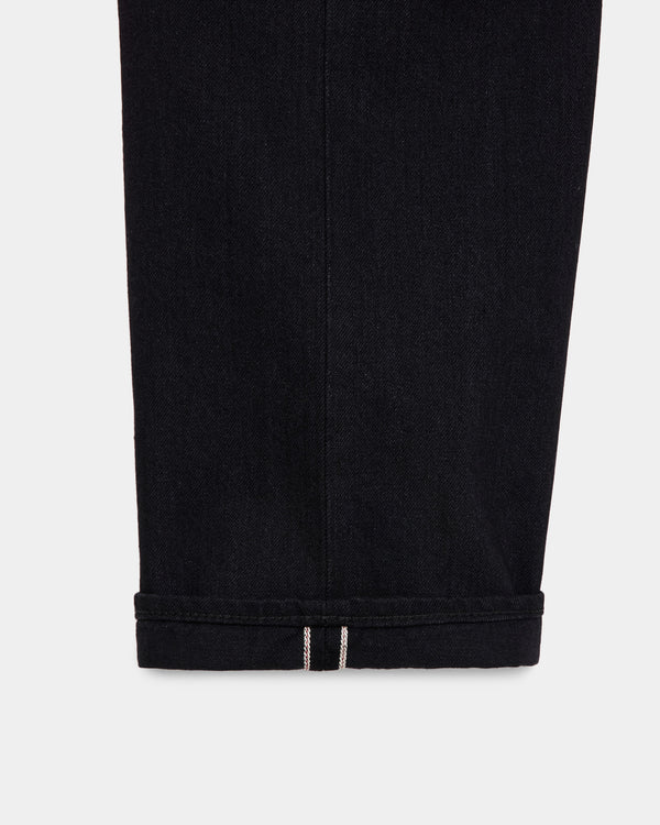 【PARKING別注】 オーガニックコットン 13.5oz セルビッチデニム / コクーンフィットジーンズ, Black