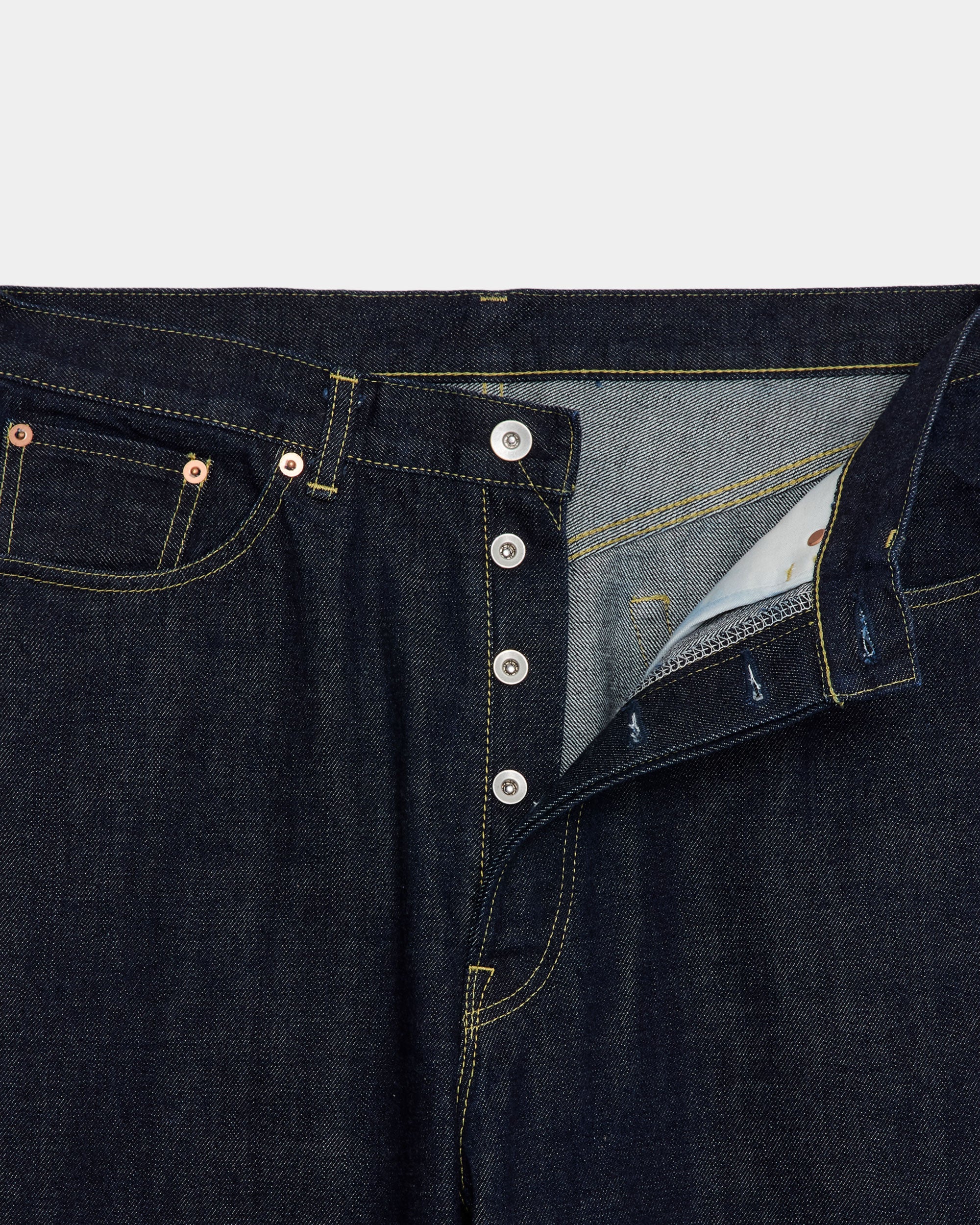 【PARKING別注】 オーガニックコットン 13.5oz セルビッチデニム / コクーンフィットジーンズ, Indigo