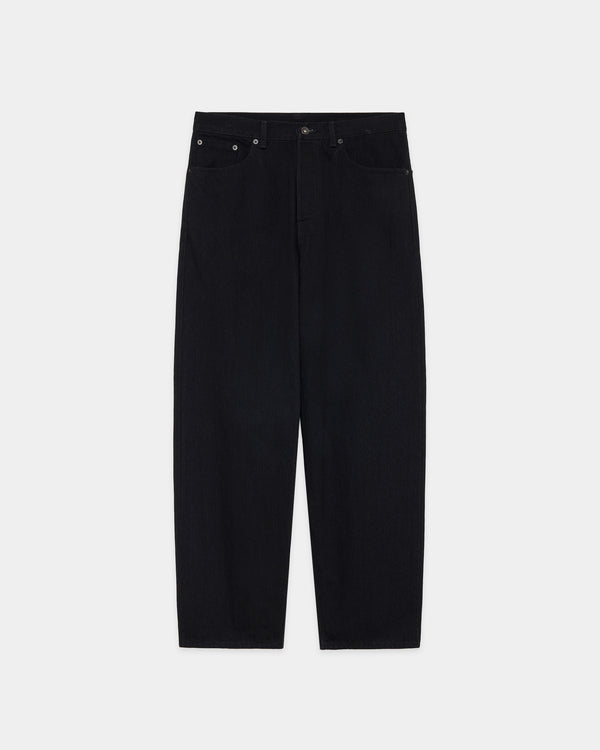 【PARKING別注】 オーガニックコットン 13.5oz セルビッチデニム / Newレギュラーフィットジーンズ, Black