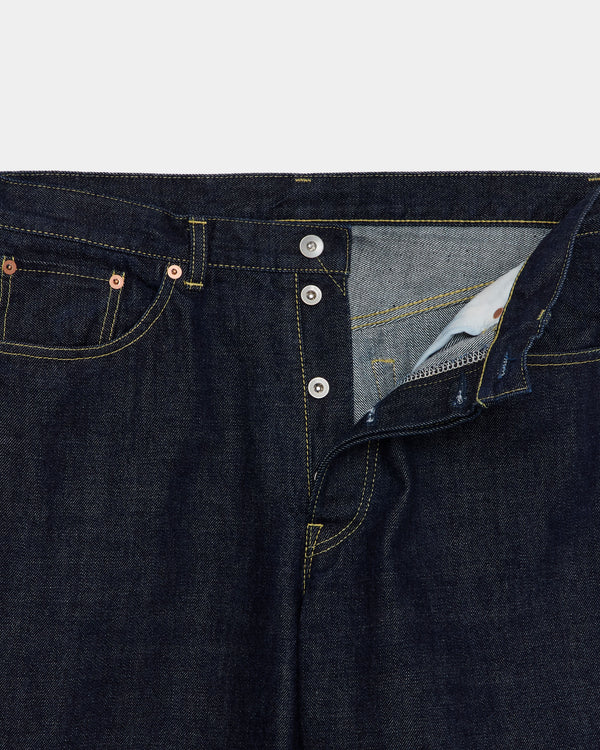 【PARKING別注】 オーガニックコットン 13.5oz セルビッチデニム / Newレギュラーフィットジーンズ, Indigo