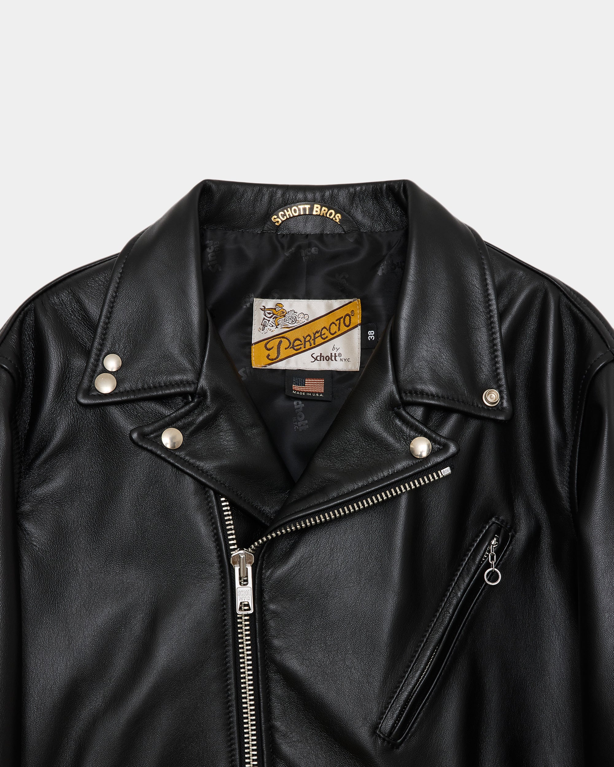 Schott x marka for ARKnets / Double Riders Jacket, Black