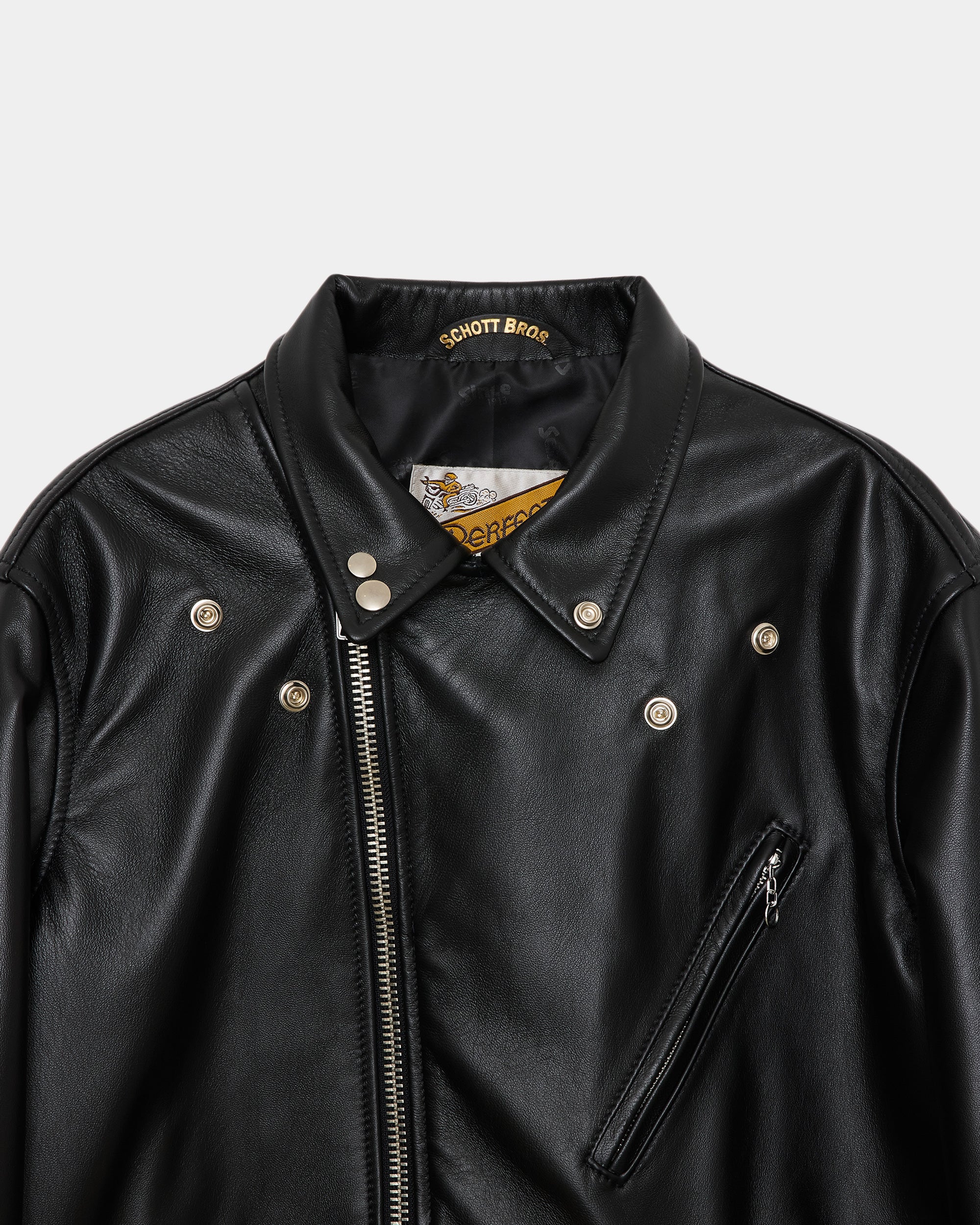 Schott x marka for ARKnets / Double Riders Jacket, Black
