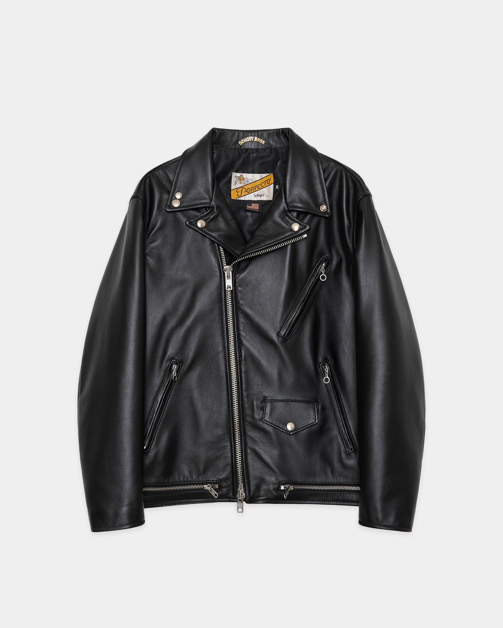 Schott x marka for ARKnets / Double Riders Jacket, Black