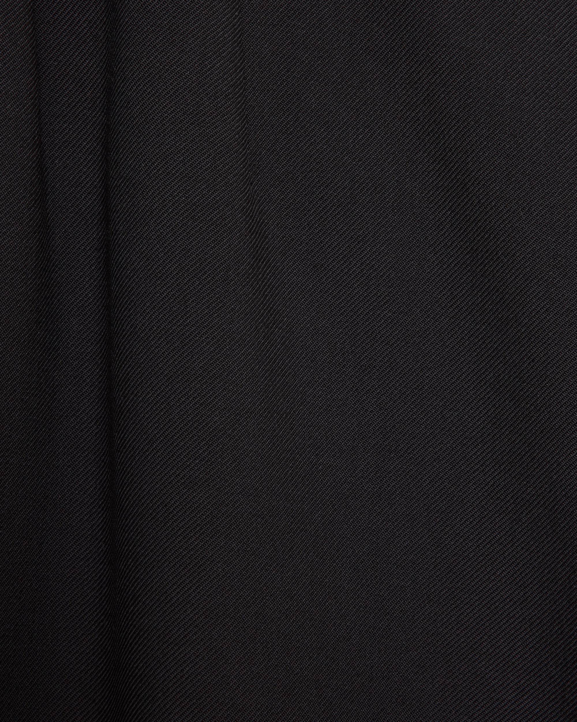 リサイクルポリエステル　ノンミュールジングウールギャバジン / 2タックミリタリートラウザーズ, Charcoal Gray