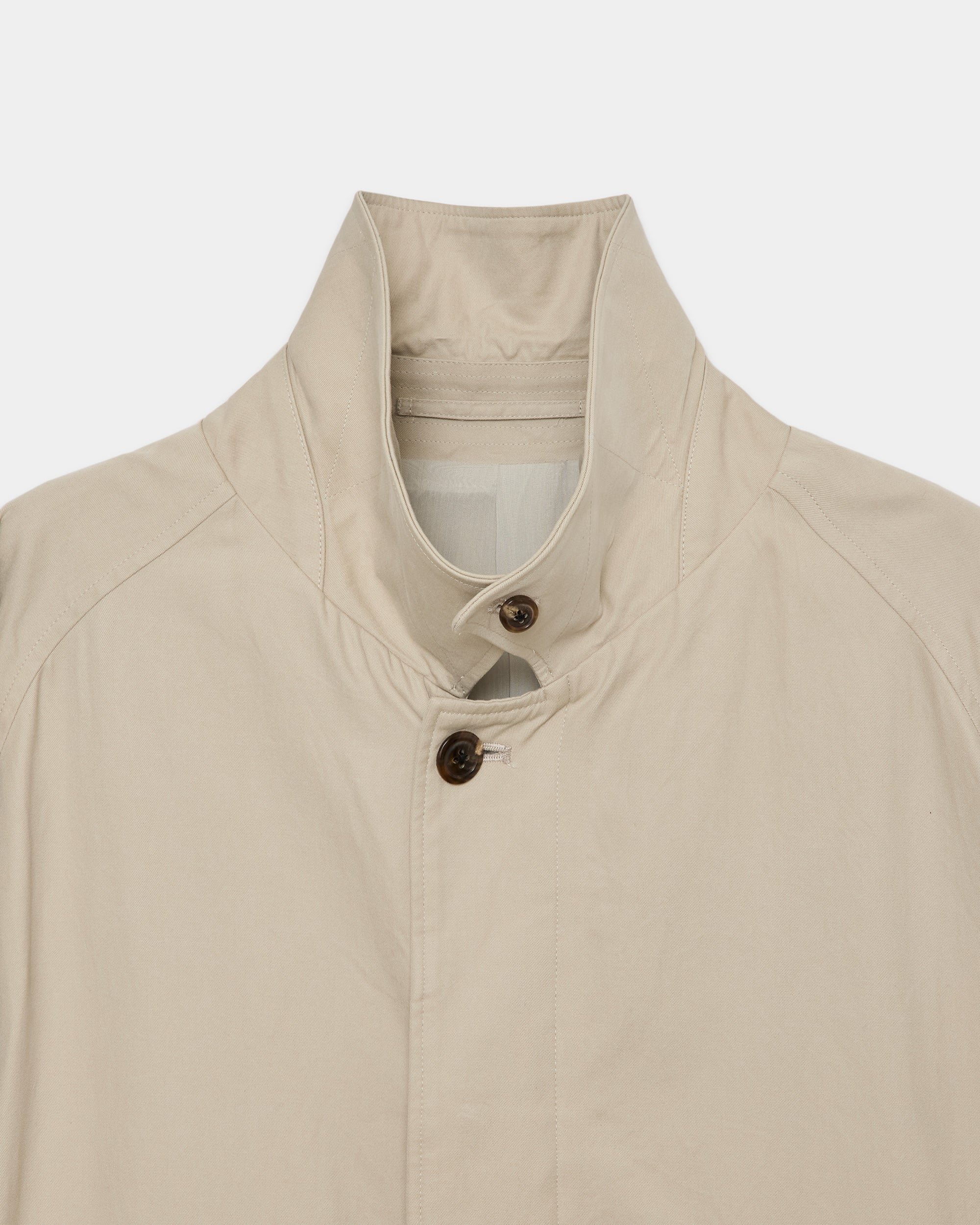 オーガニック60/2ギャバニドムバイオ  / ラグランスリーブコート, Beige