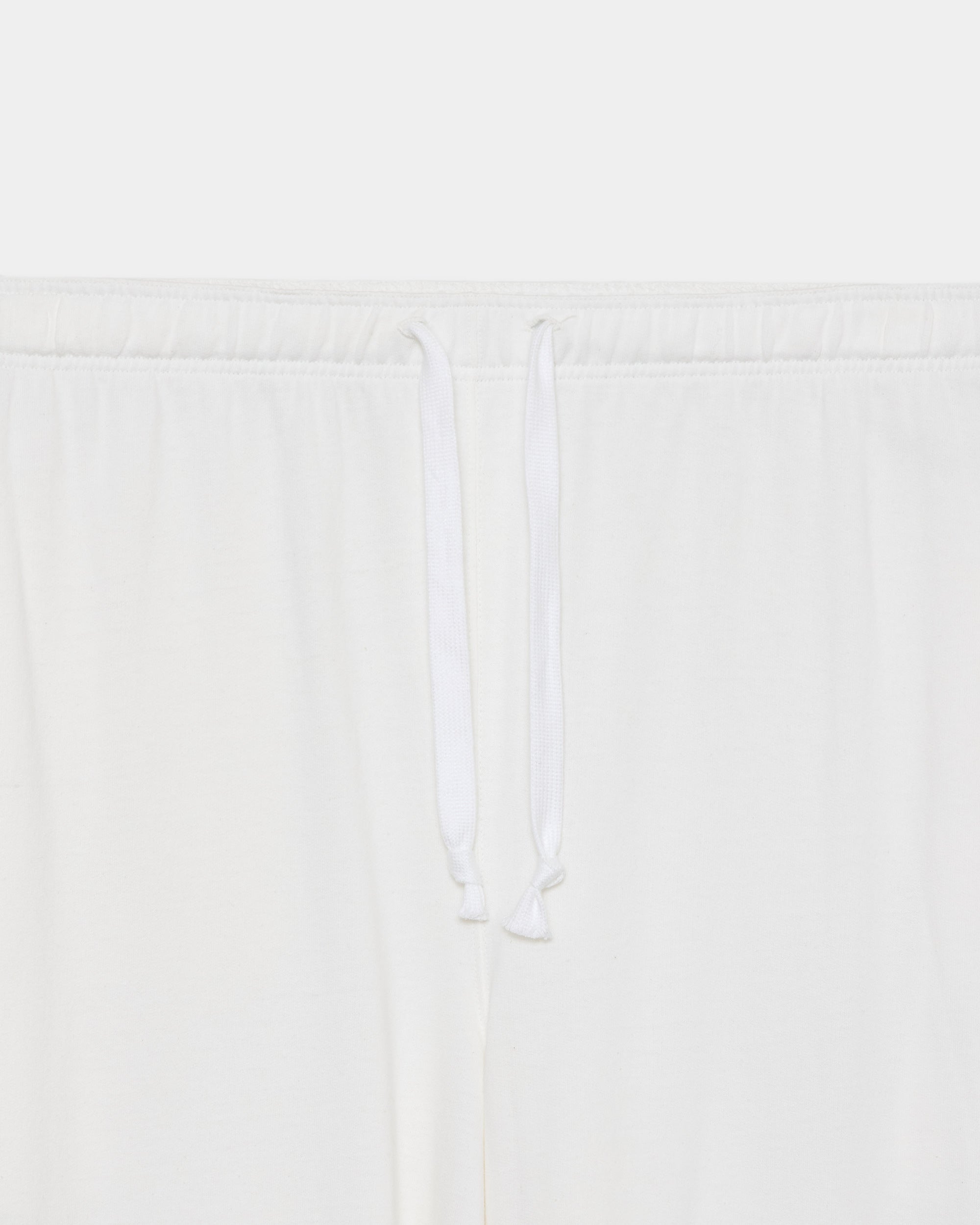 オーガニック超長綿空紡インレイ / ワイドシリンダーフィットイージーパンツ, White