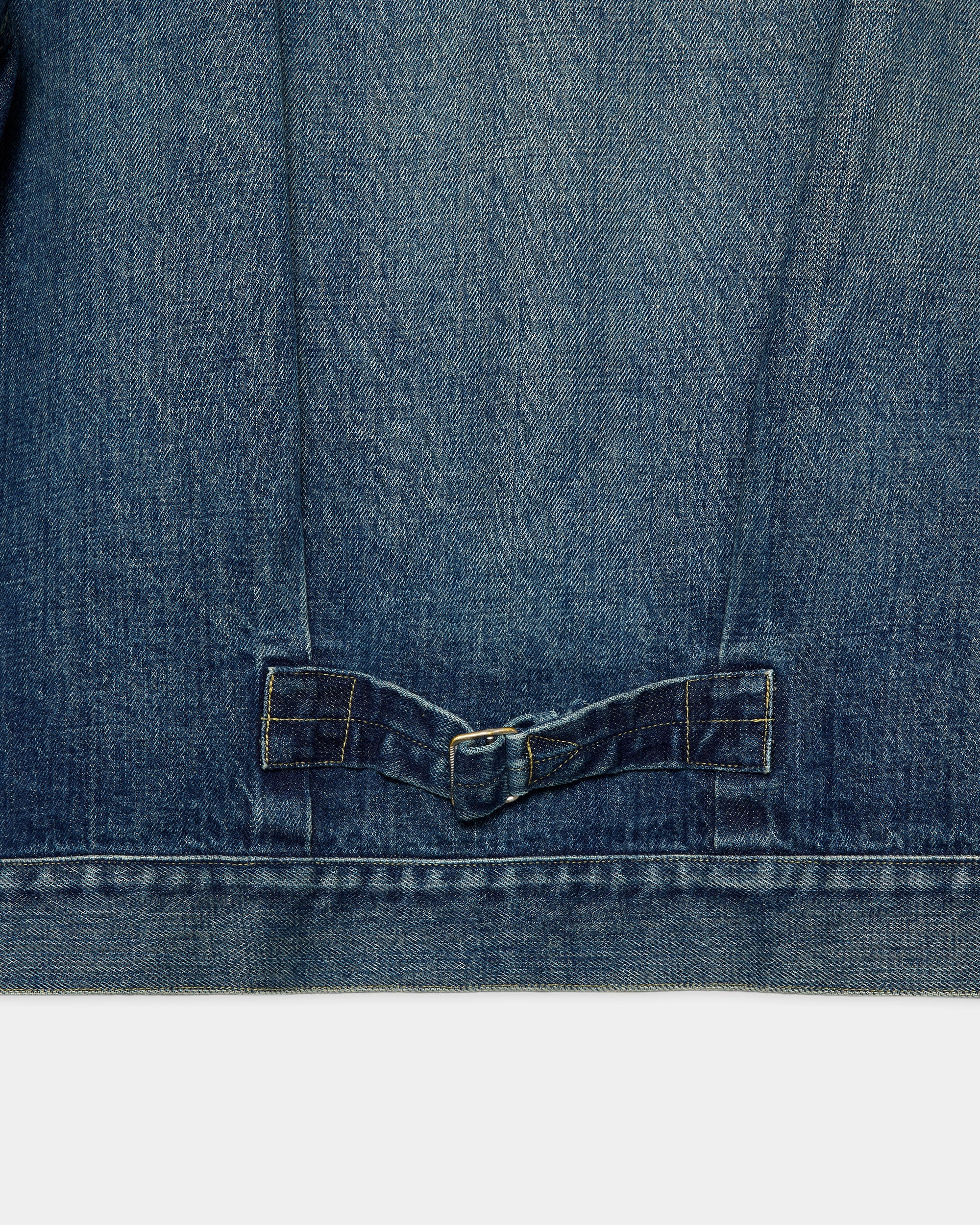 オーガニックコットン13.5ozセルビッチデニム / デニムジャケット, Indigo V.W