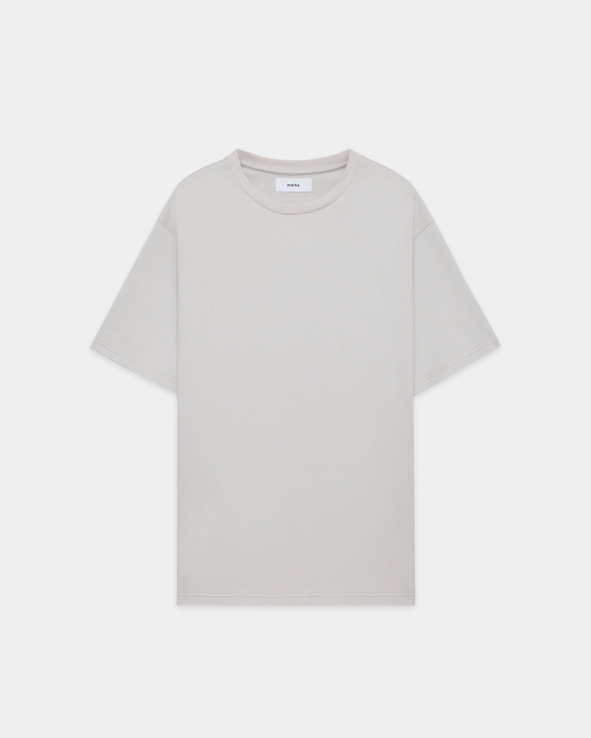 オーガニックコットン40/2天竺 / クルーネックTee, L.Beige