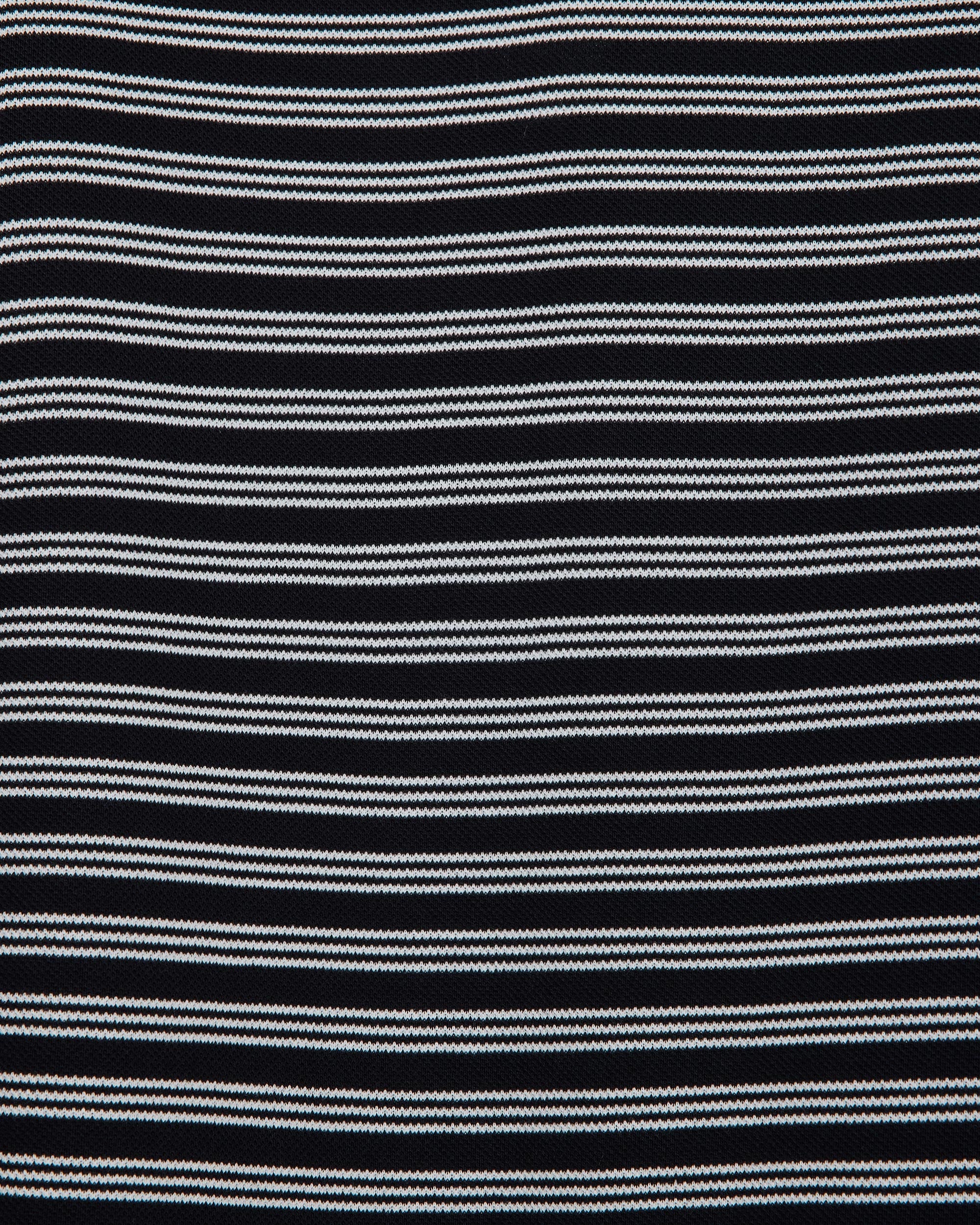 オーガニックコットン強燃ドライカノコ / ワンボタンTeeS/S, Black Border