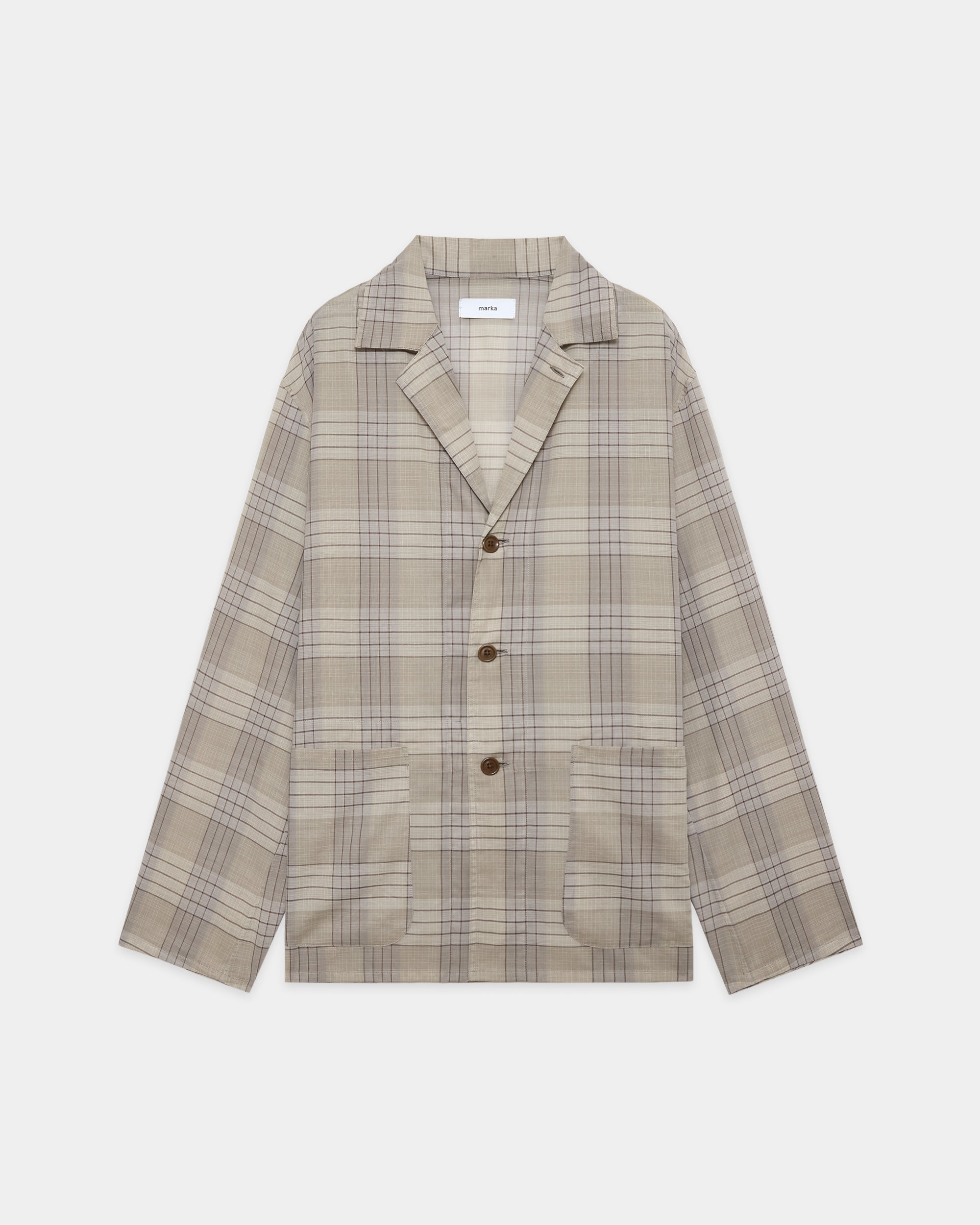 マリメッコ バッファローチェック柄カバーオールシャツジャケット 24SS 38 Marimekko（マリメッコ）日本公式オンラインストア