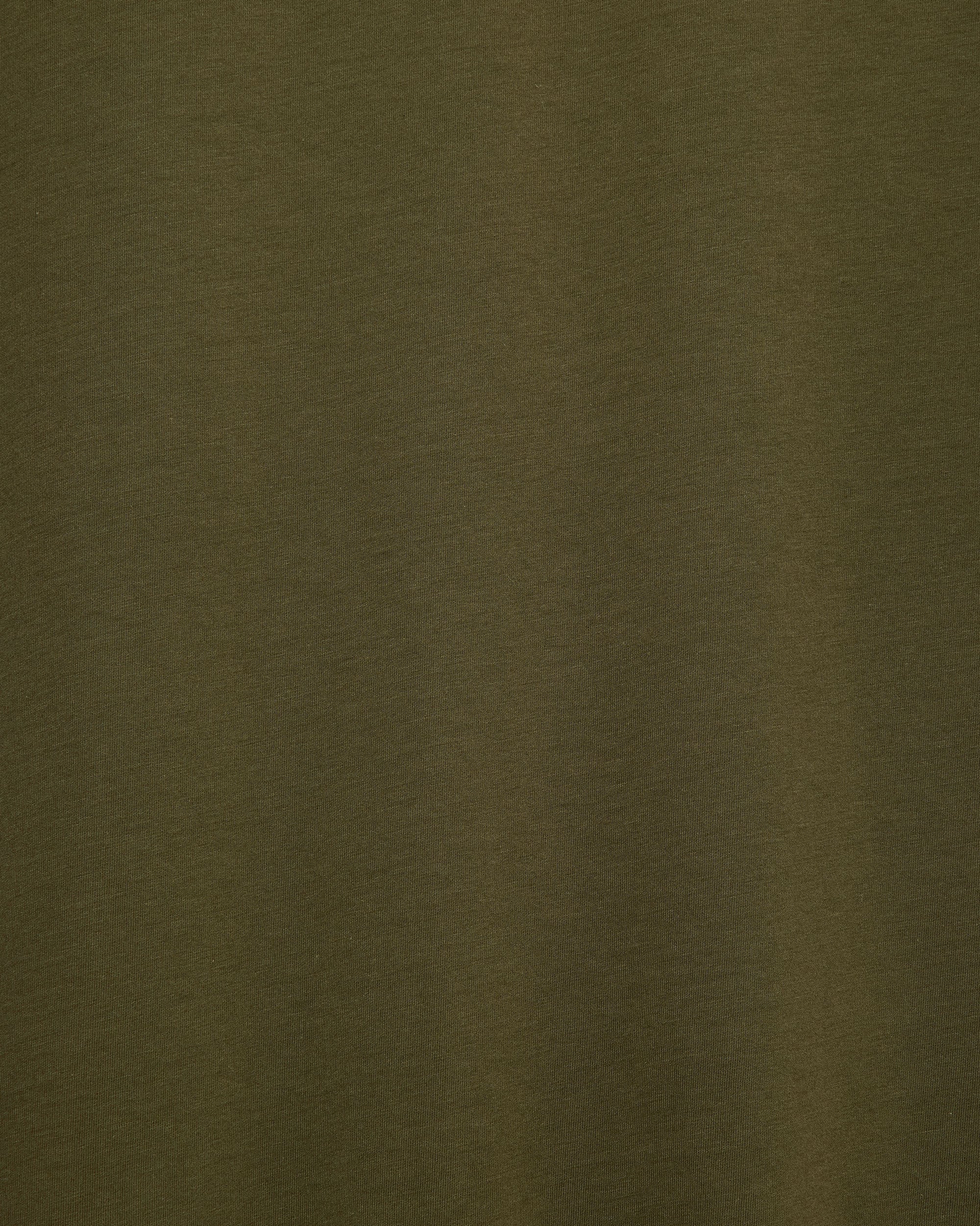 オーガニックコットン72/2強燃天竺 / ブラウジングTee, Olive