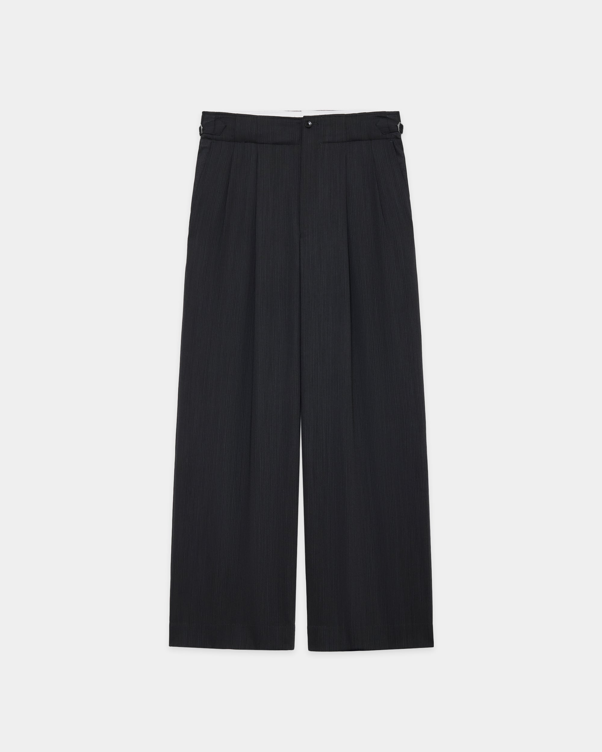 marka ツータック ミリタリートラウザーズ ウールトロピカル メランジ marka(マーカ) - TWO TUCK MILITARY TROUSERS WOOL TROPICAL MELANGE