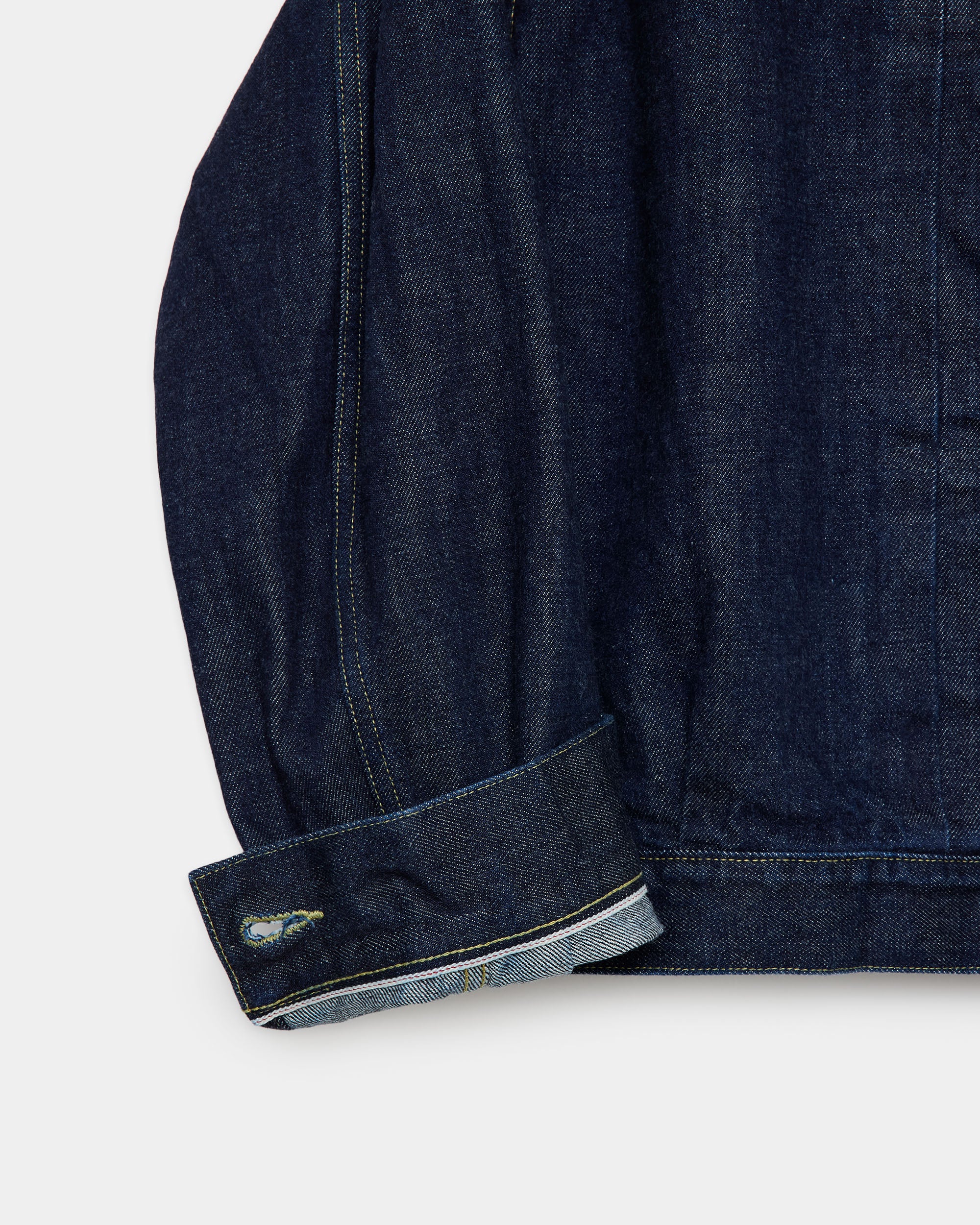 Organic Cotton 13.5oz Selvedge Denim / Type-1 Denim Jacket, Indigo