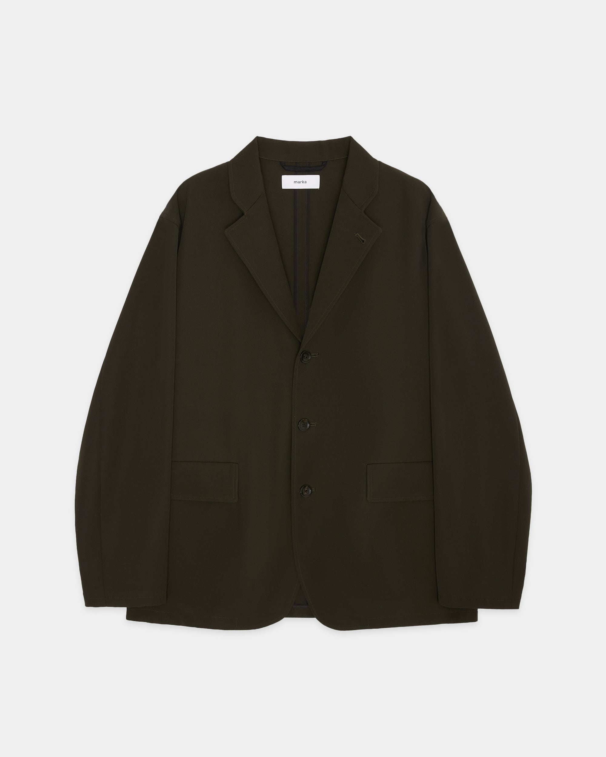 ウールギャバワッシャータンブラー / リファインドストロールジャケット, Dark Olive