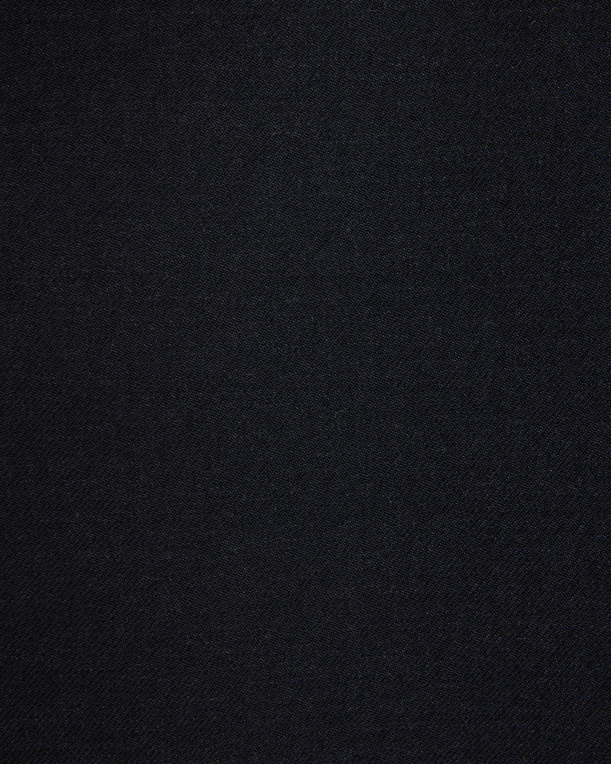 【PARKING Exclusive】Tumbled Wool Serge / Wide Cylinder Fit Easy Pants, Chambray Black