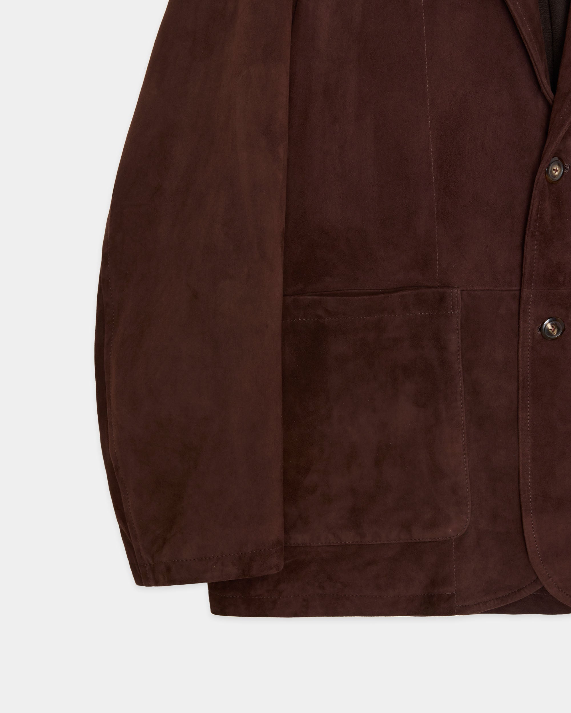 【PARKING 別注】ゴートスエード / ストロールアラウンドジャケット, Brown