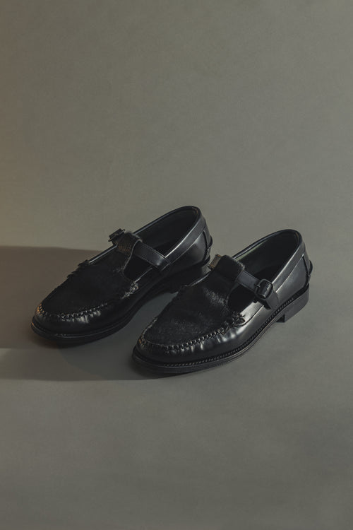 HEREU x MARKAWARE for ADAM ET ROPÉ EX Alber Calf Hair, Black