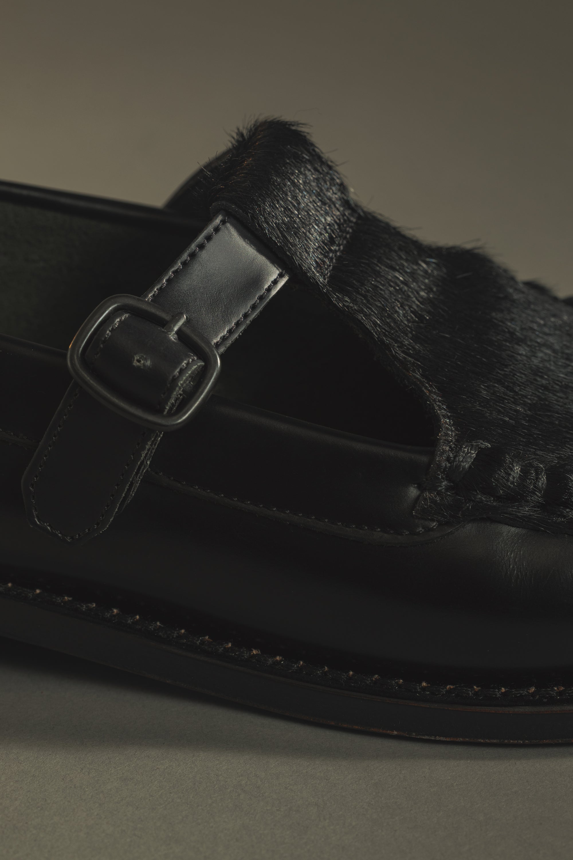 HEREU x MARKAWARE for ADAM ET ROPÉ EX Alber Calf Hair, Black