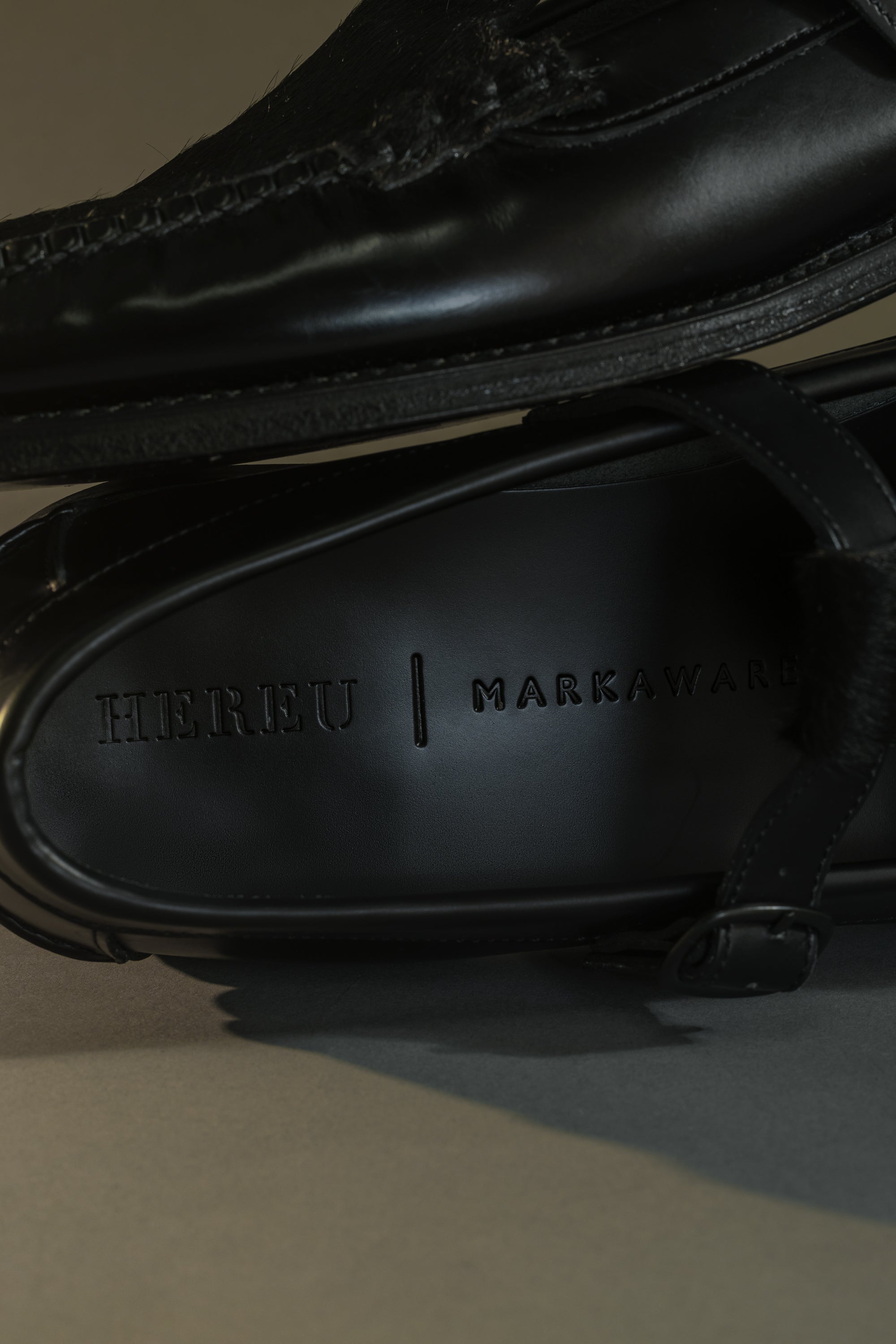HEREU x MARKAWARE for ADAM ET ROPÉ EX Alber Calf Hair, Black