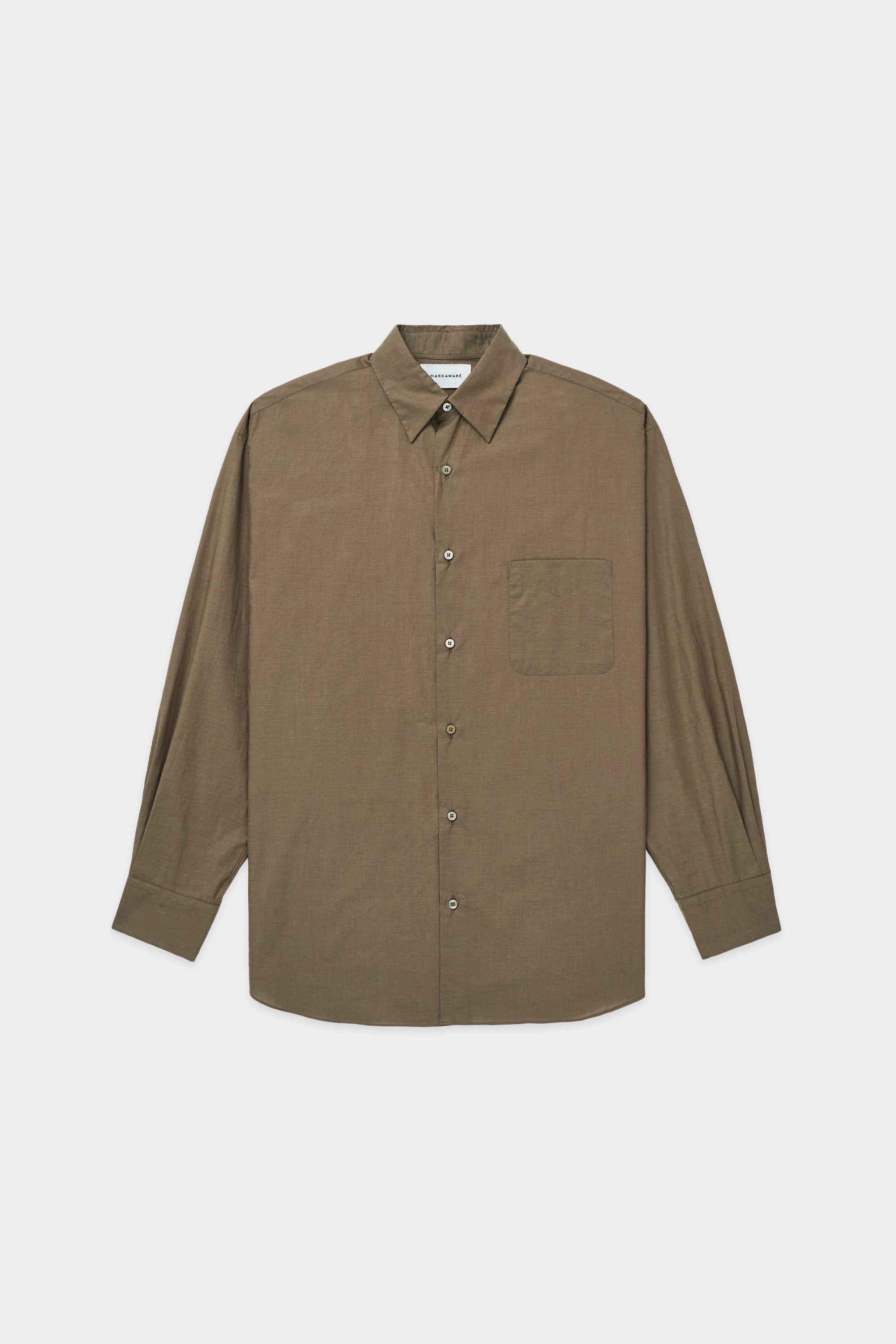 Soktas Organic Cotton Poplin New Comfort Fit Shirt, Brown