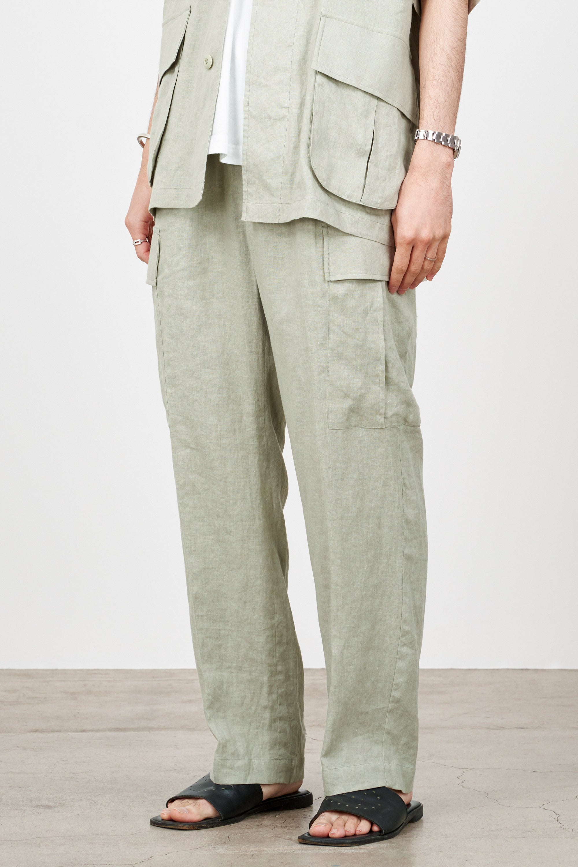 MARKAWARE  EASY CARGO PANTS HEMPSHIRTING