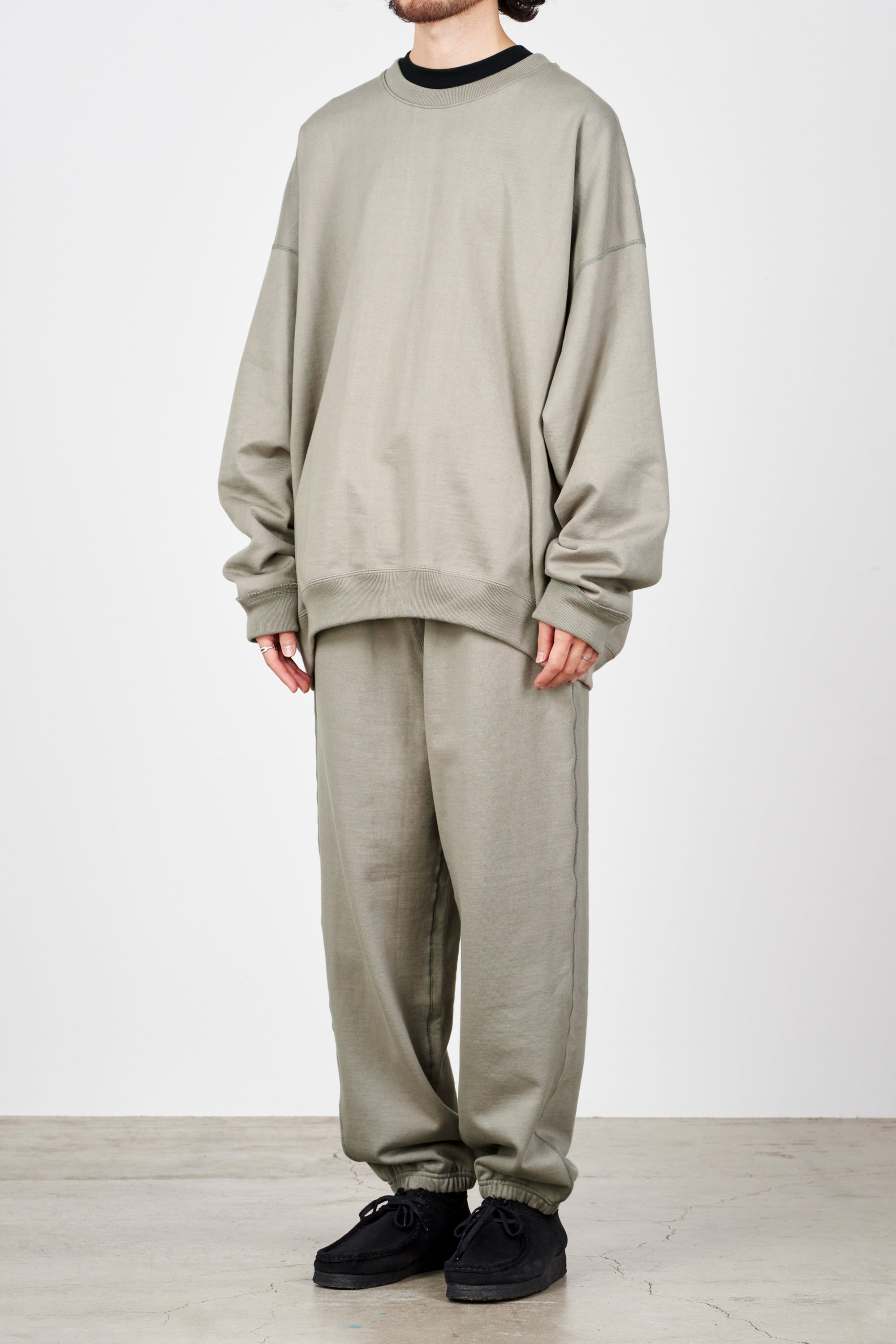 オーガニックコットン ヘビー吊裏毛 ジムパンツ, Light Gray – MARKAWARE