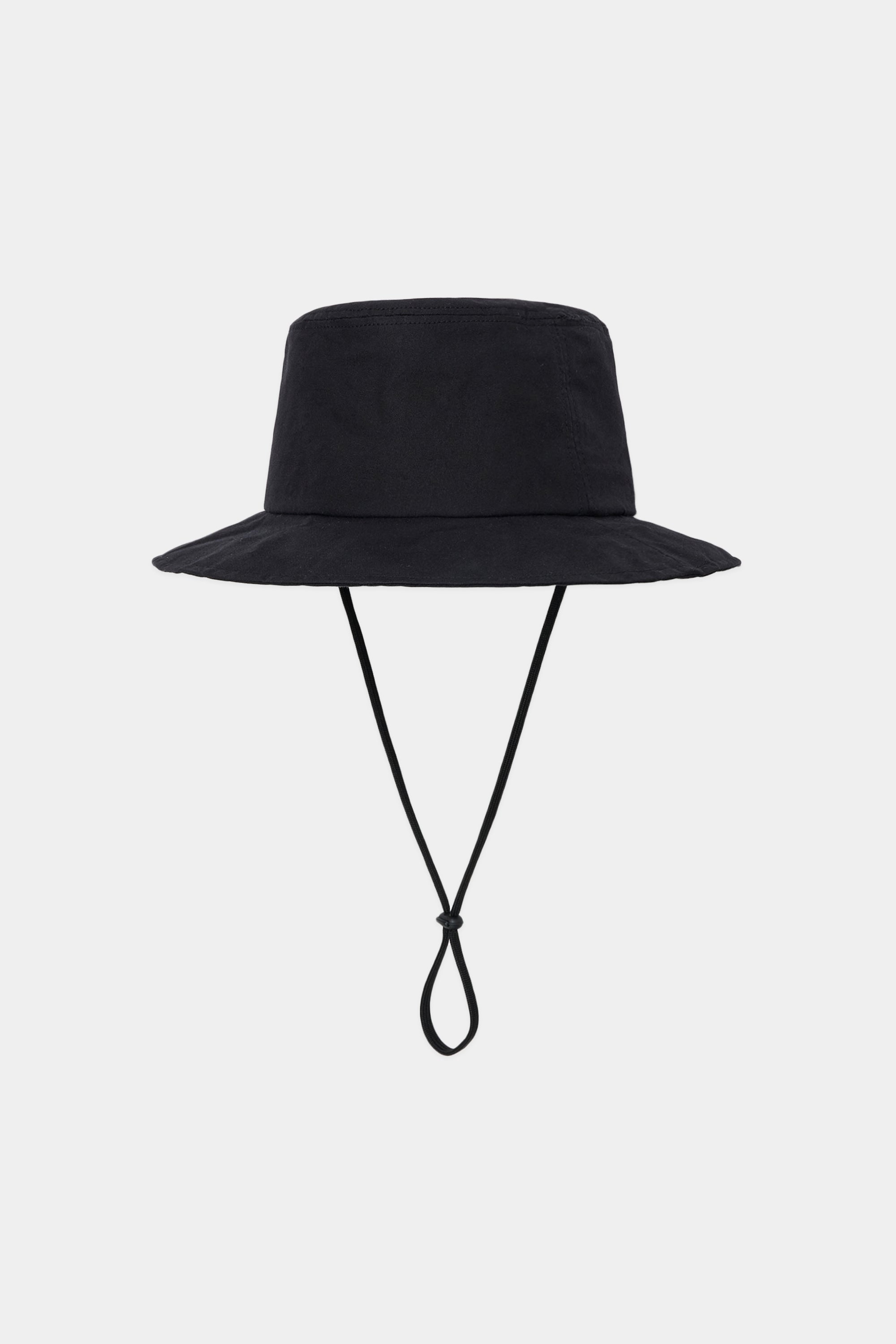 ORGANIC COTTON ALL WEATHER CLOTH STORM HAT, Black