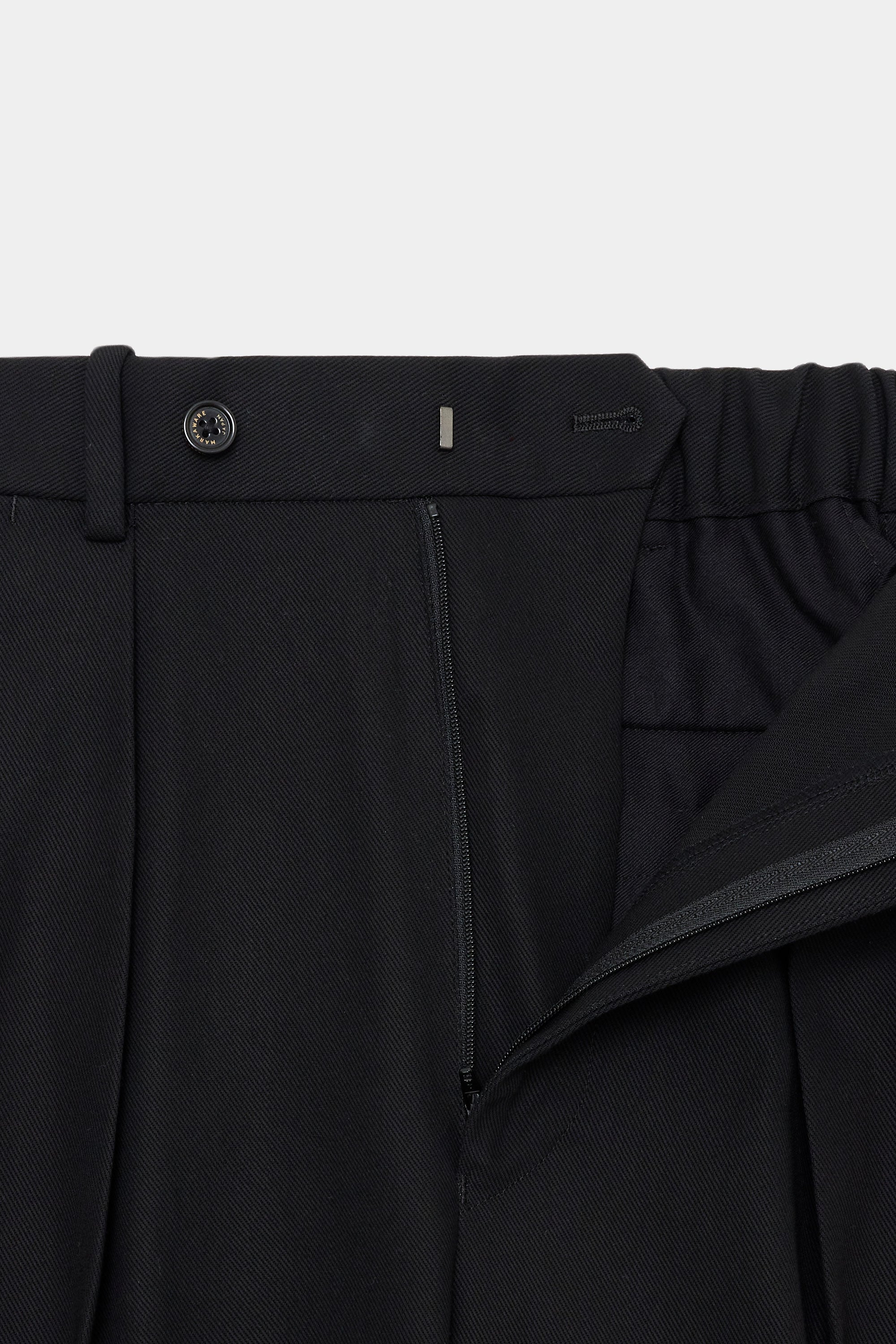 ORGANIC COTTON SURVIVAL CLOTH CLASSIC FIT TROUSERS, Black
