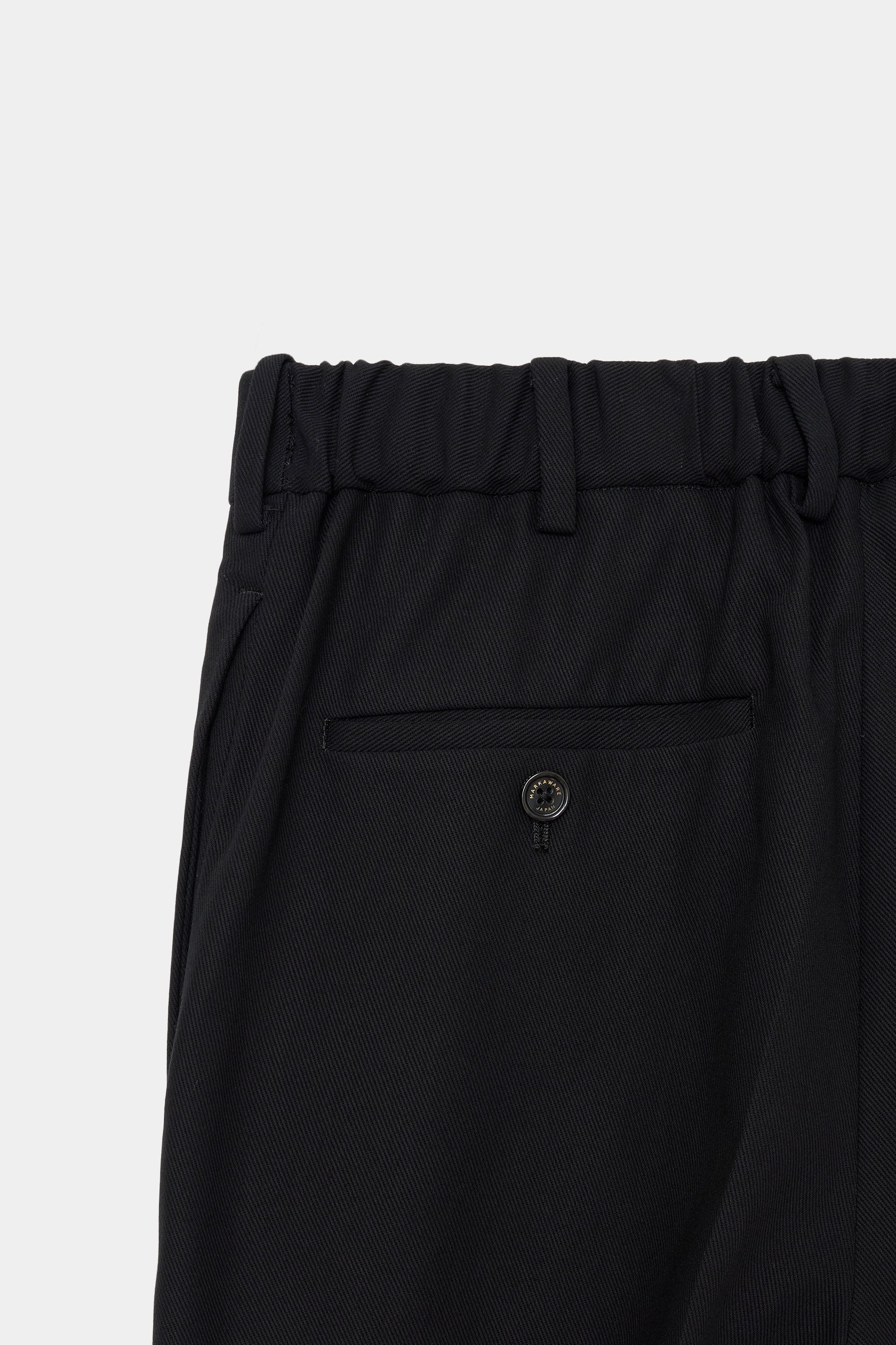 ORGANIC COTTON SURVIVAL CLOTH CLASSIC FIT TROUSERS, Black