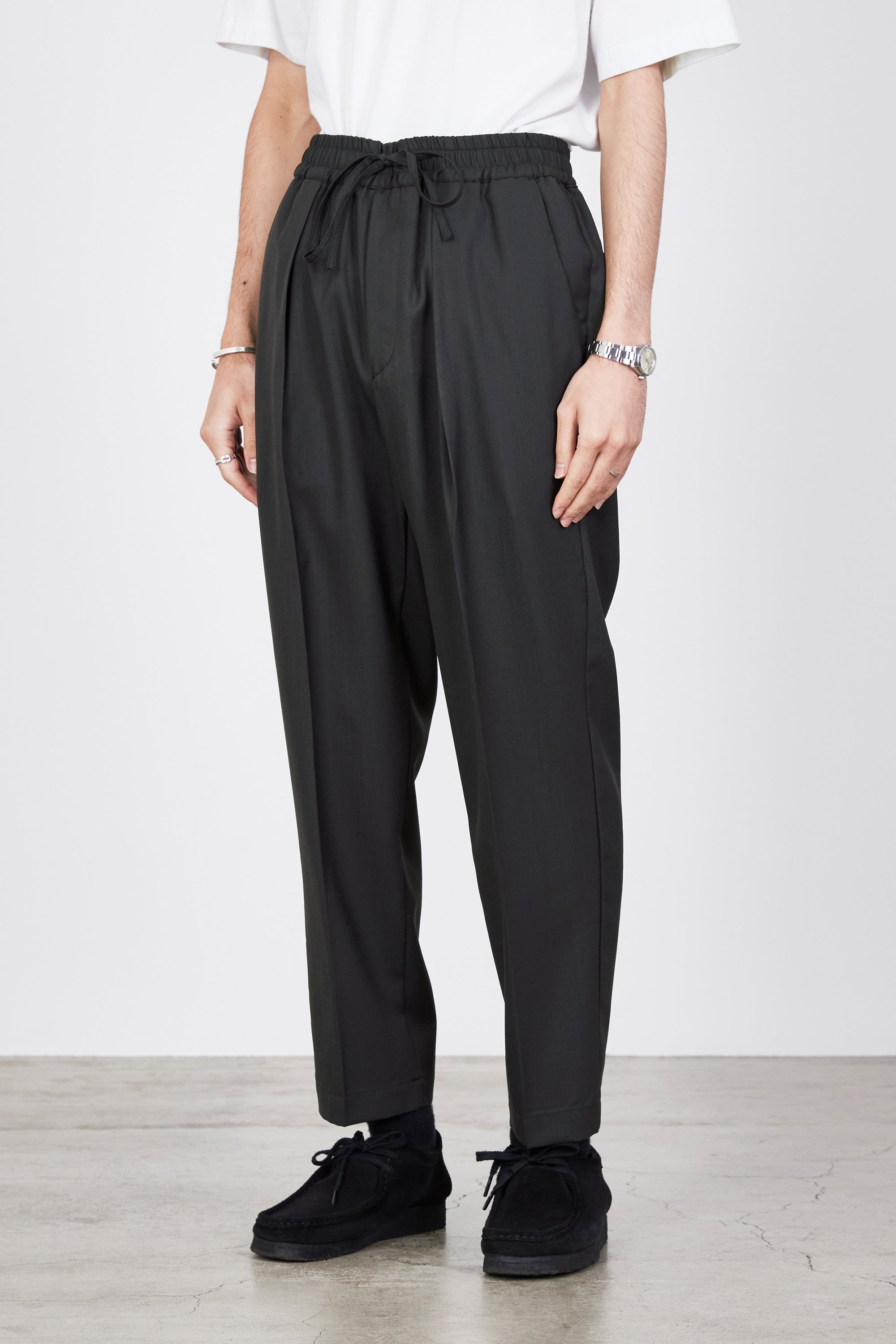 MARKAWARE PEGTOP TROUSERS-