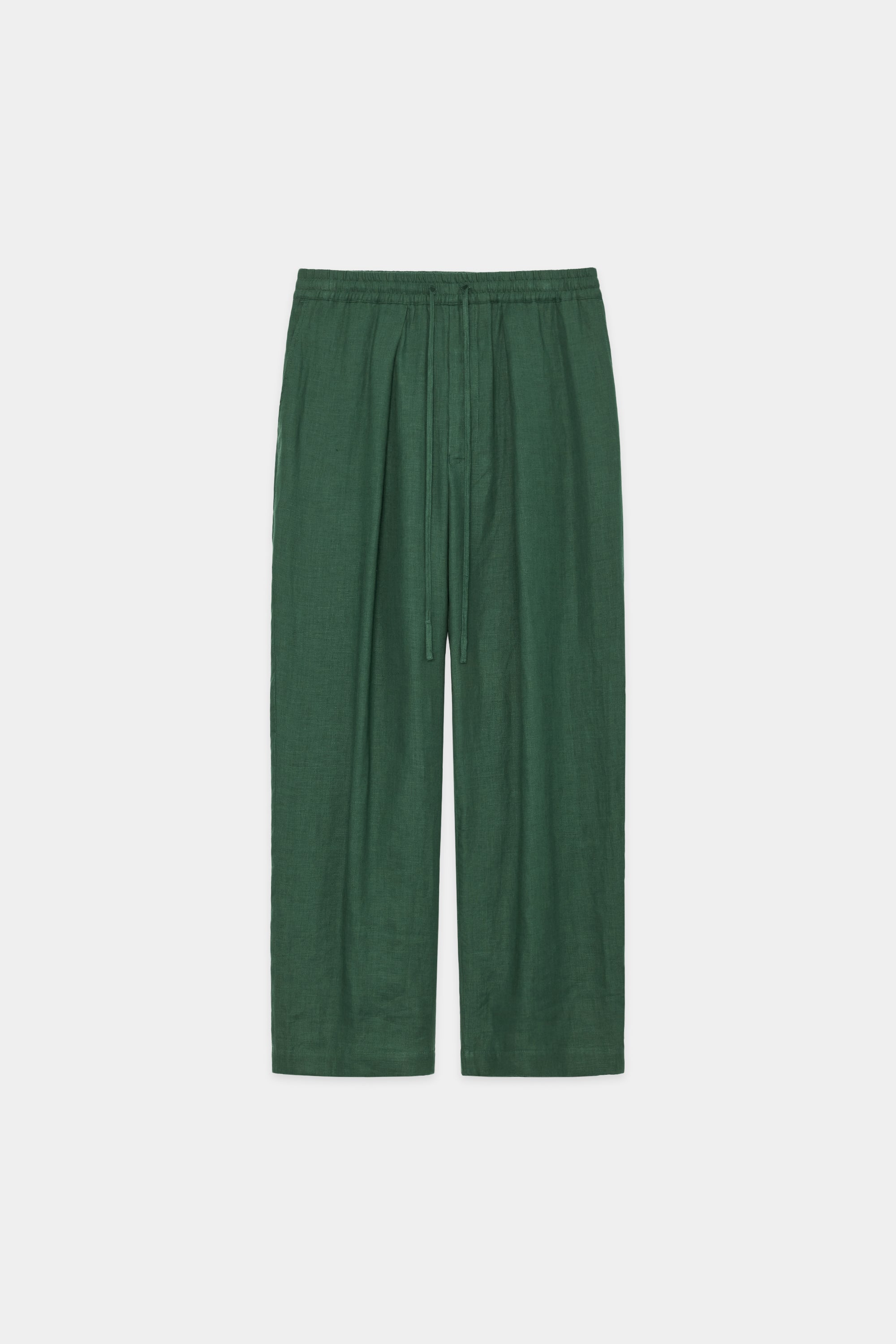 HEMP SHIRTING CLASSIC FIT EASY PANTS, Green – MARKAWARE