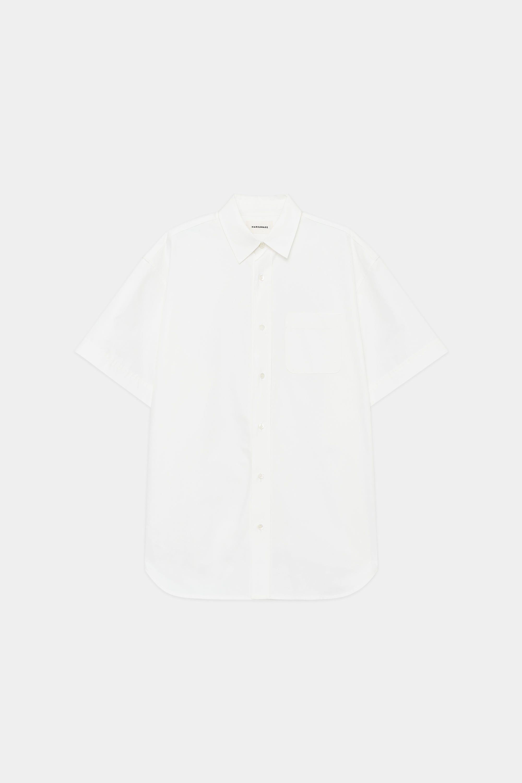 SOKTAS HEAVY POPLIN HUGE SHIRT S/S, Raw White