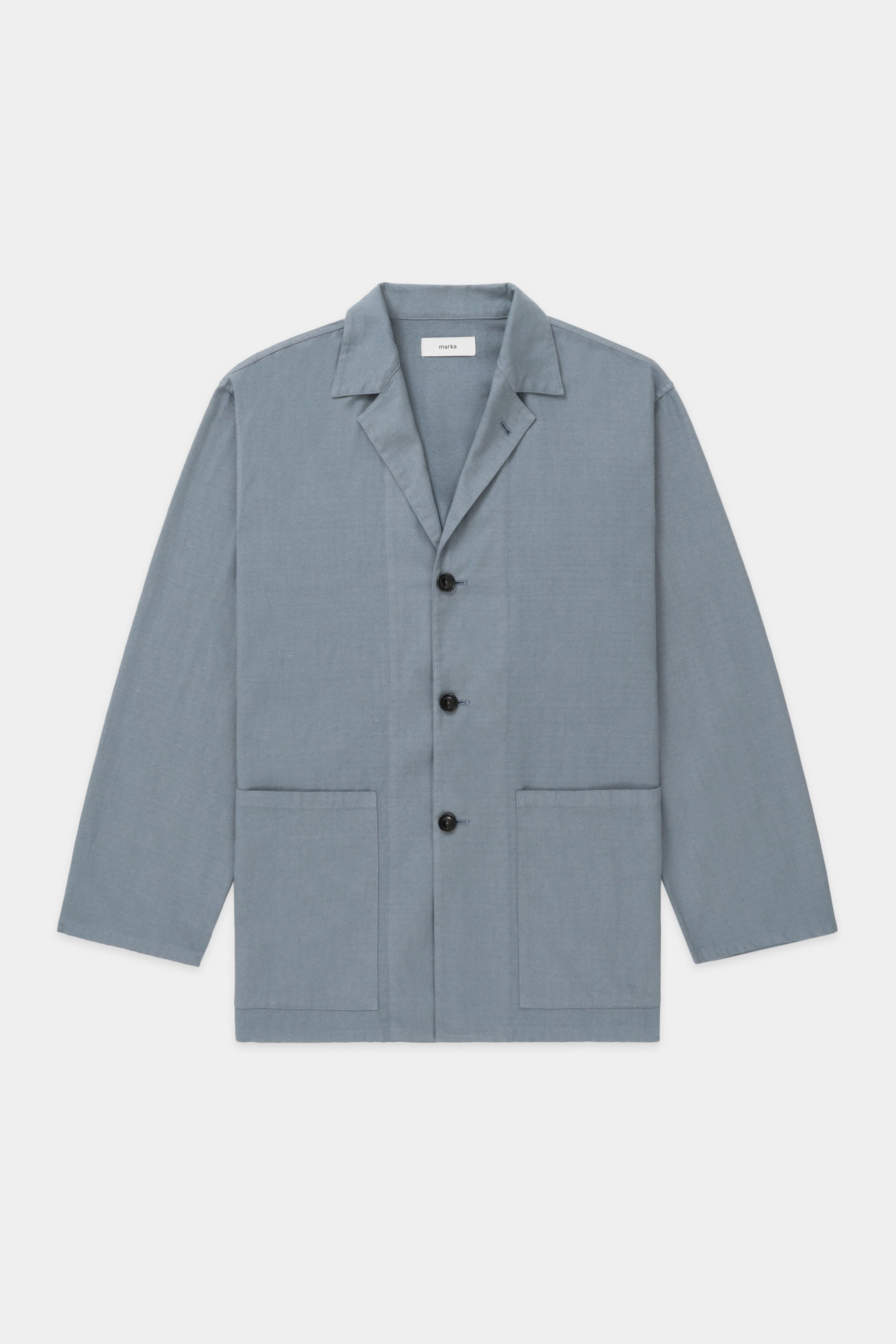 Organic Cotton Soft Amunzen Work Jacket, Blue