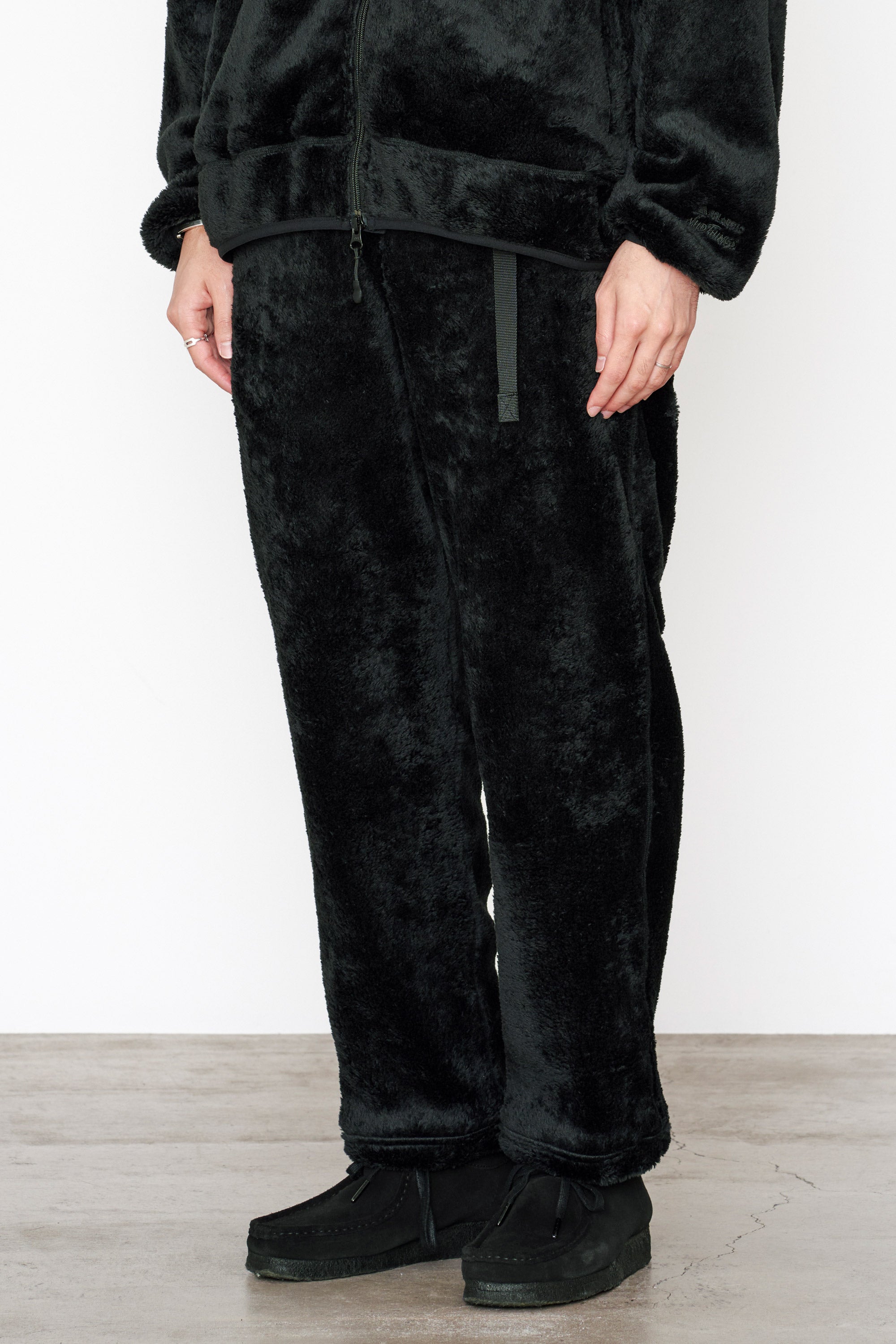 Polatec High Loft Fleece Pcu Fleece Pants, Black